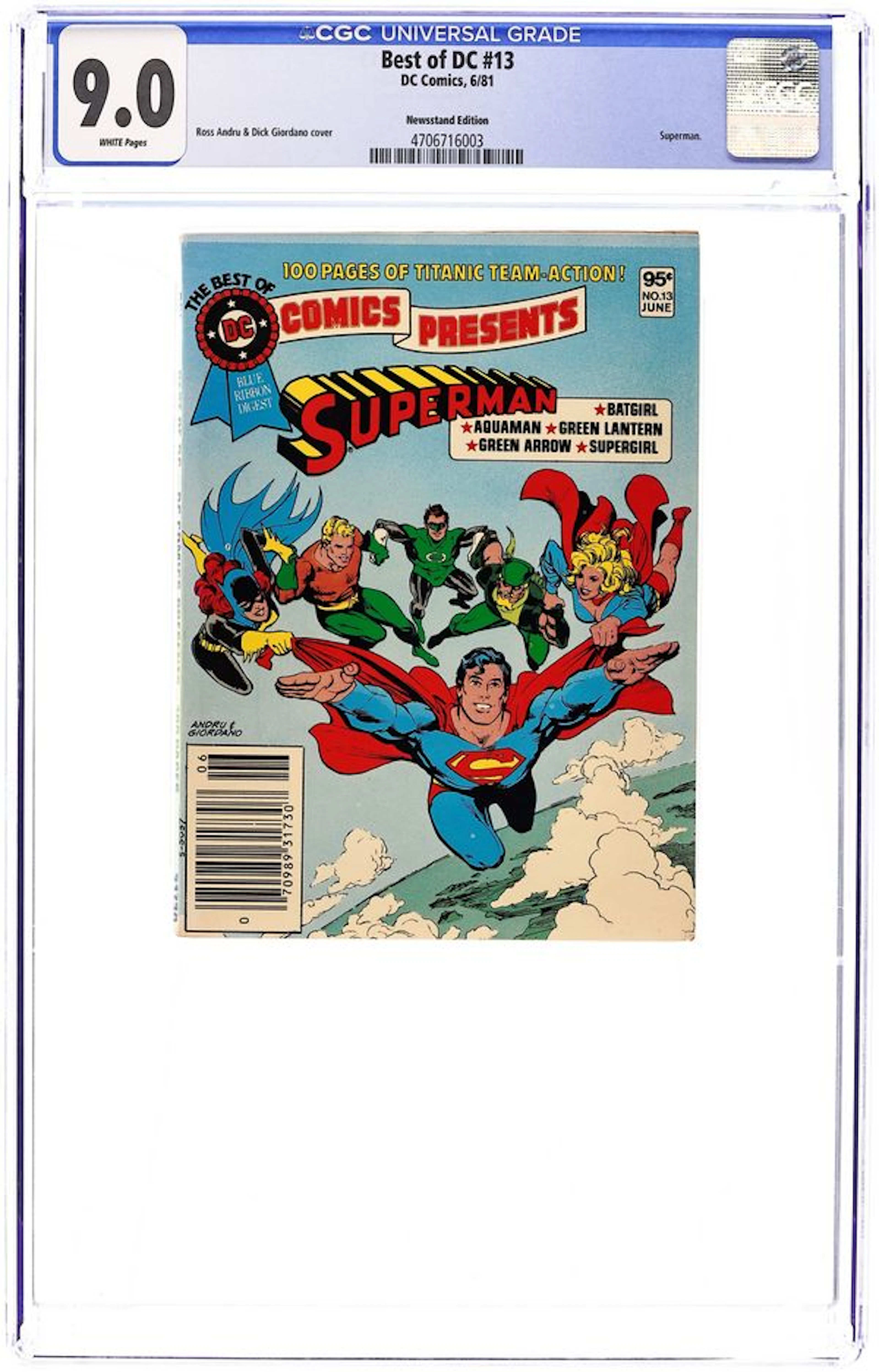 Best of DC Blue Ribbon Digest (1979) 13N CGC 9.0