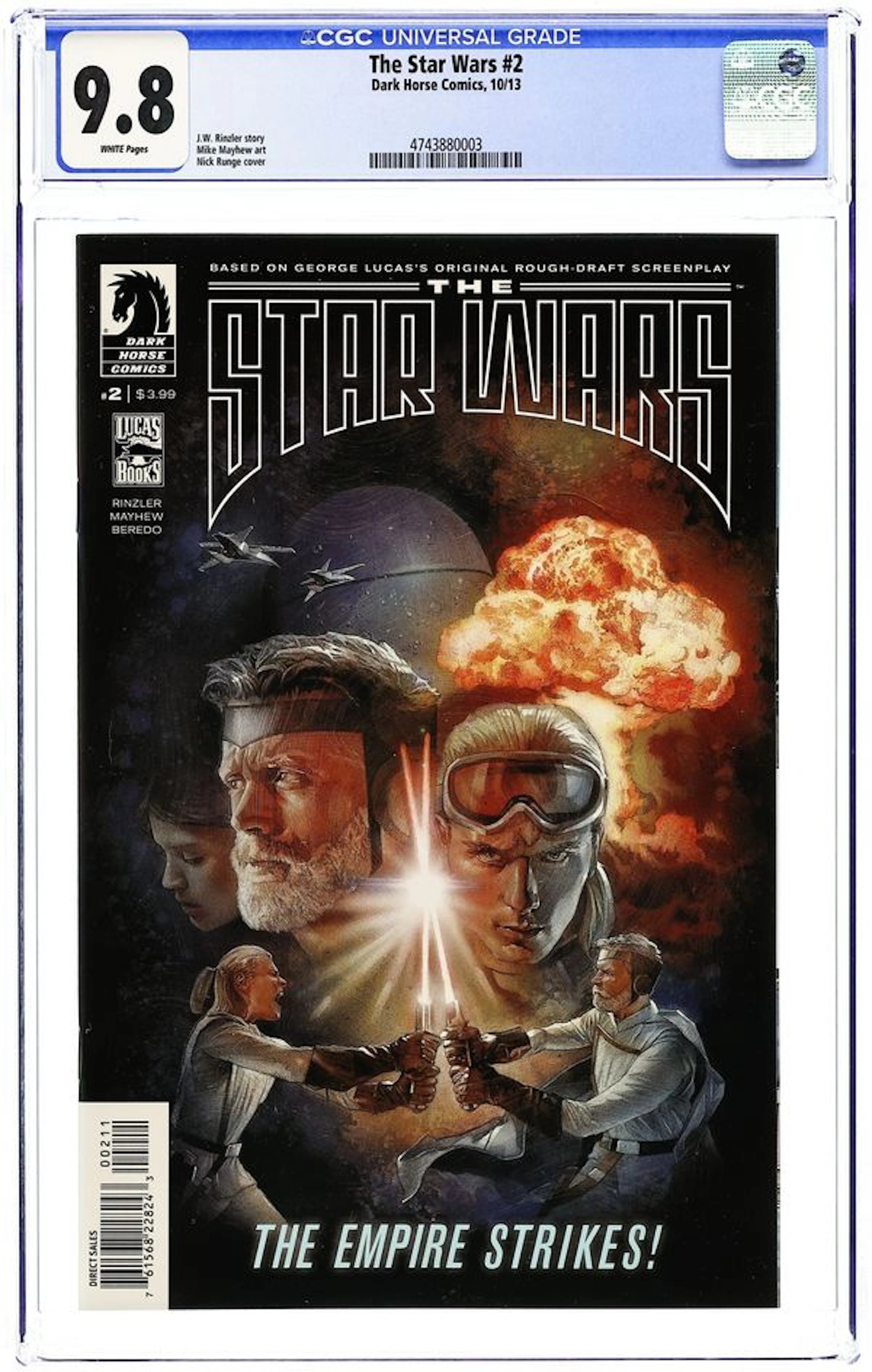 Star Wars (2013 Dark Horse) Lucas Draft 2A CGC 9.8