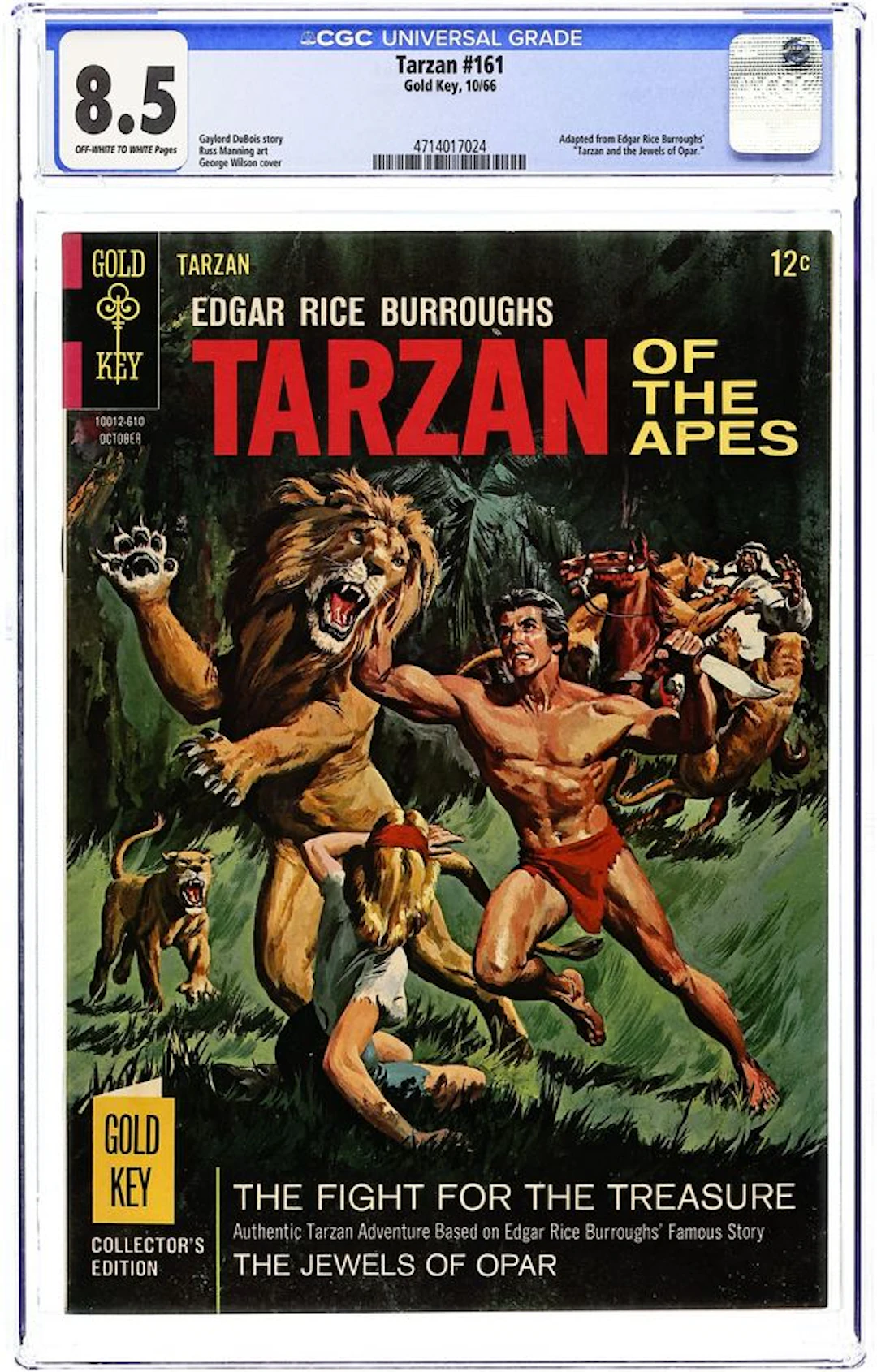 Tarzan (1948-1972 Dell/Gold Key) 161 CGC 8.5
