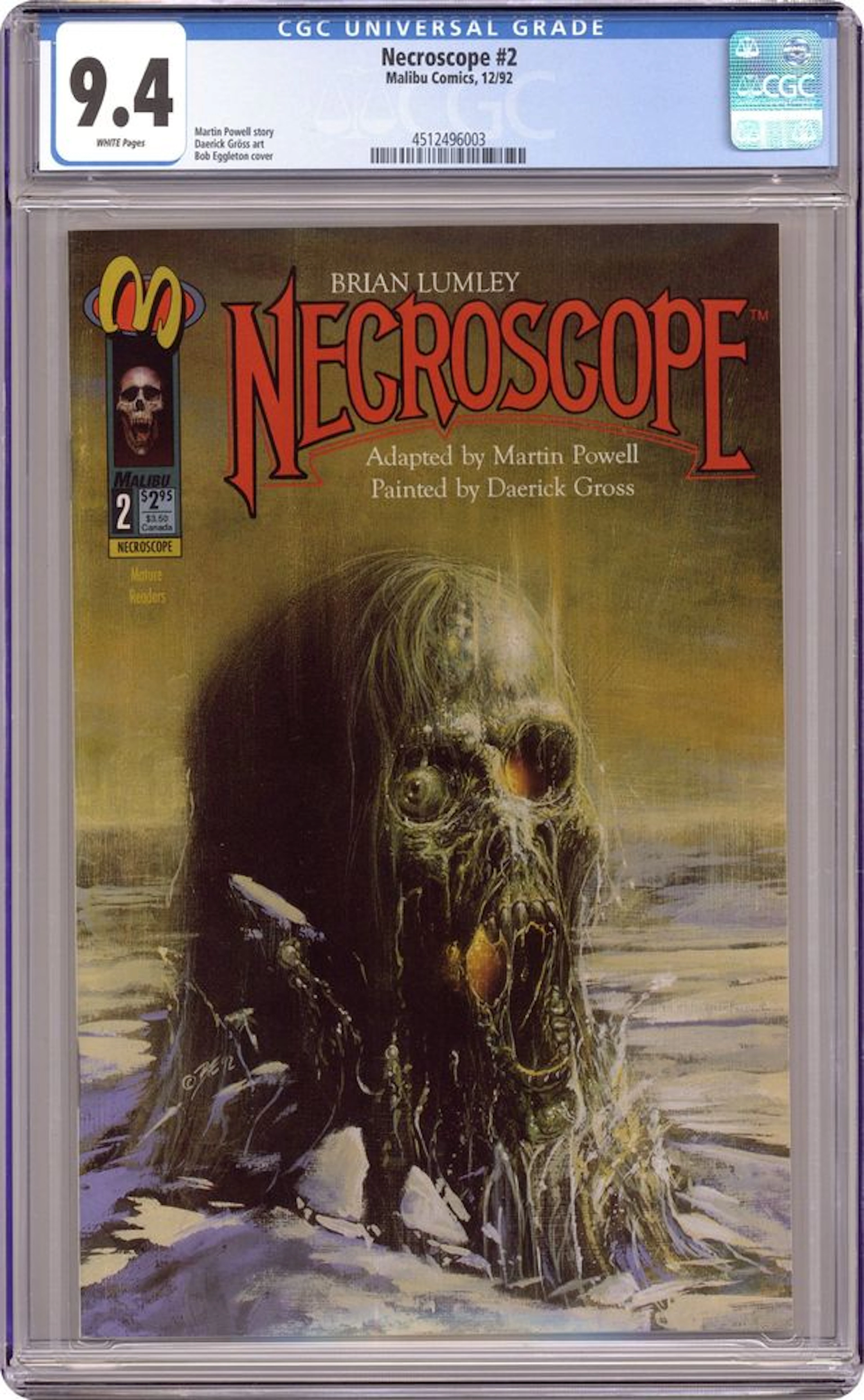 Necroscope (1992 Malibu) 2 CGC 9.4