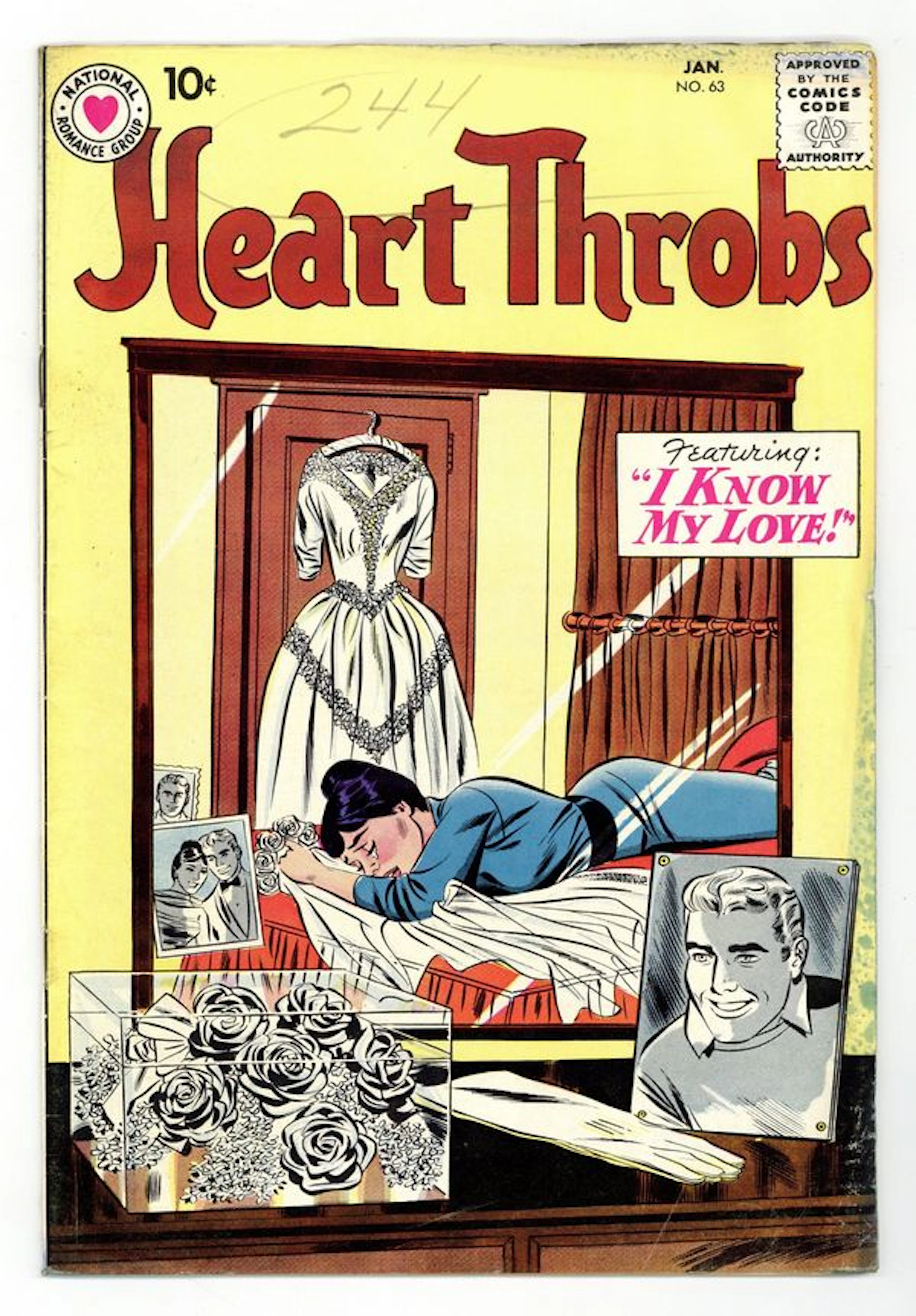 Heart Throbs (1949 Quality/DC) 63 GD/VG 3.0