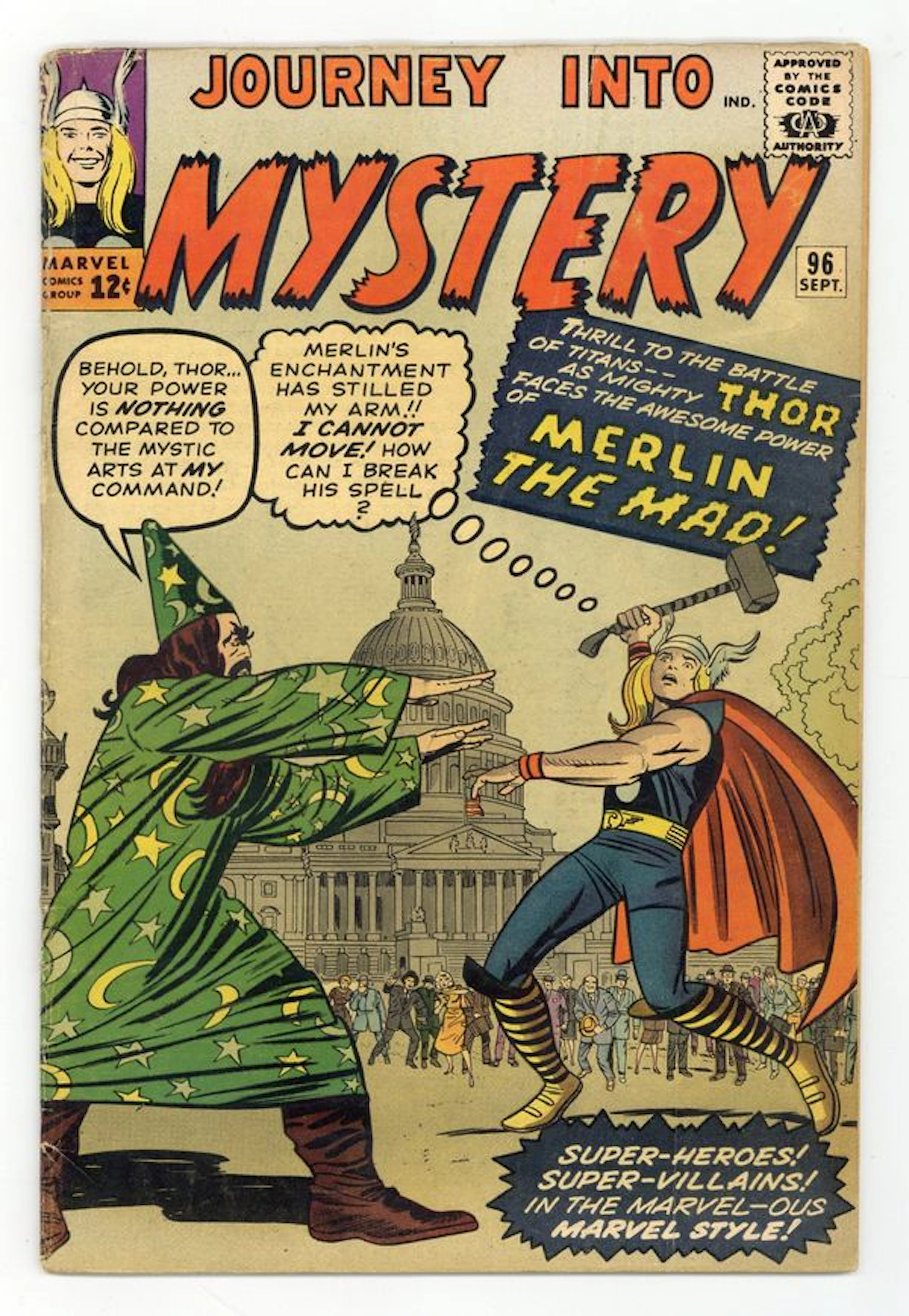 Thor (1962 Marvel 1st Series Journey Into Mystery) 96 GD 2.0