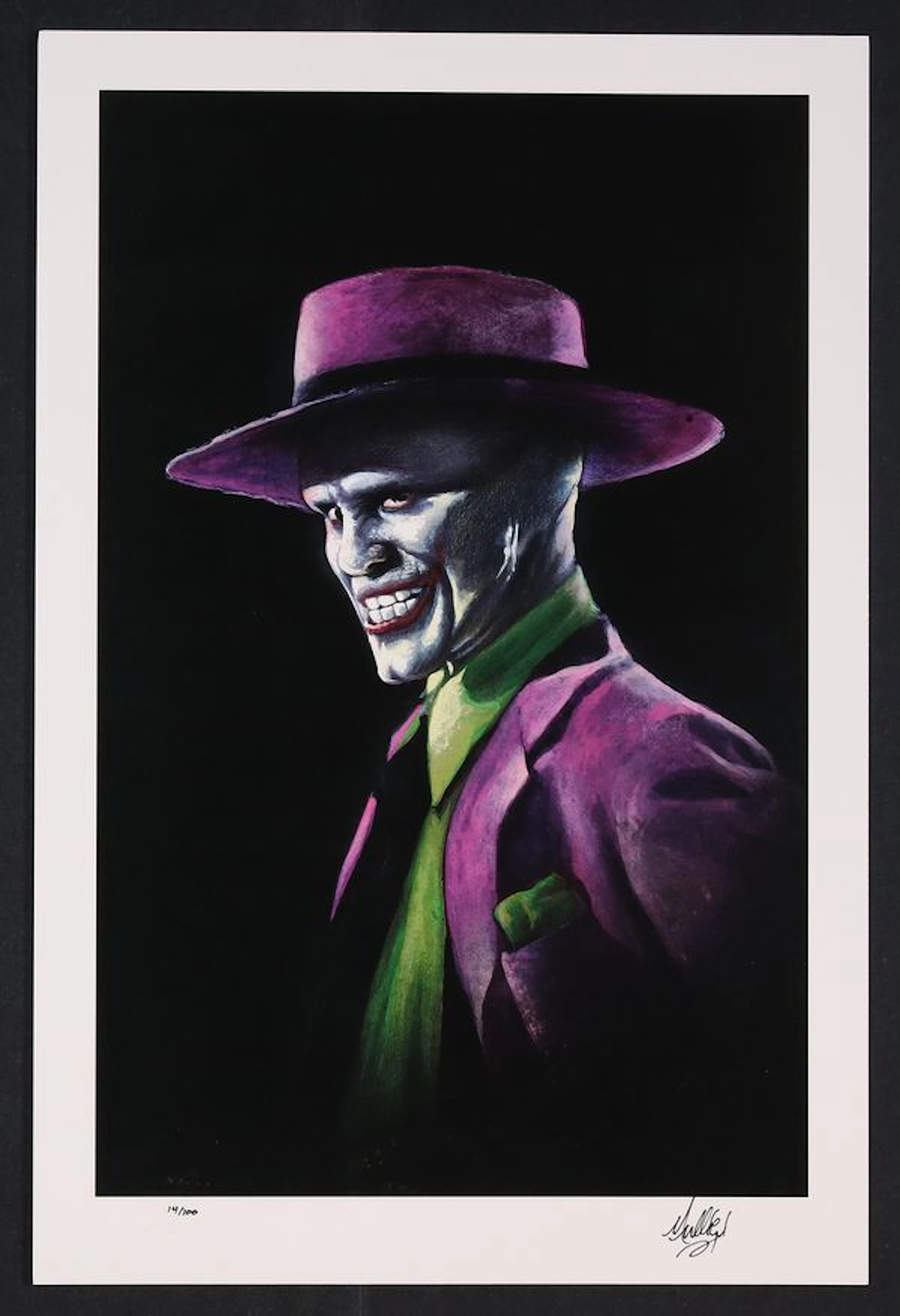 The Mask-Joker Mash-Up Signed print by James Mulligan