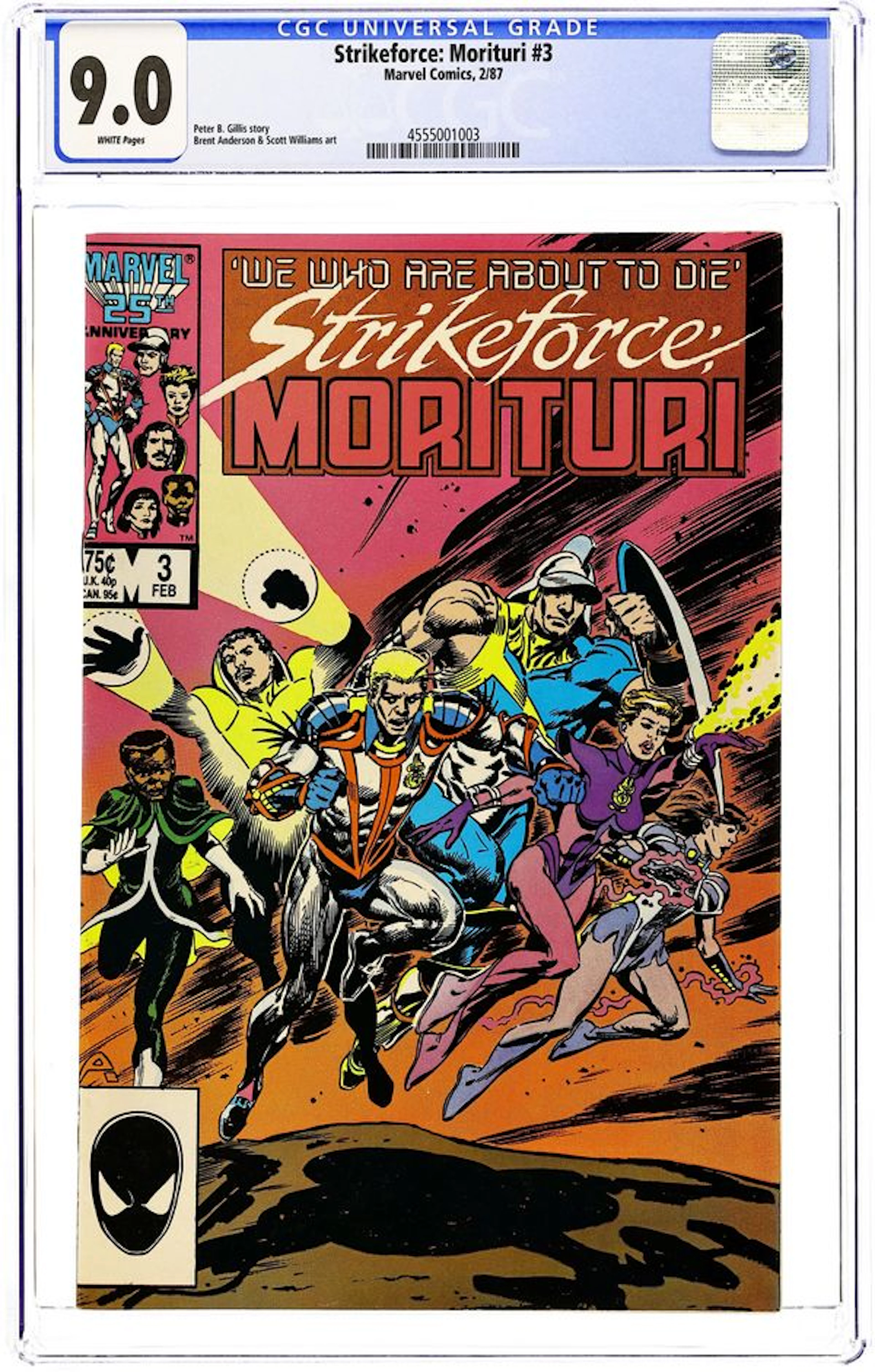 Strikeforce Morituri (1986) 3 CGC 9.0