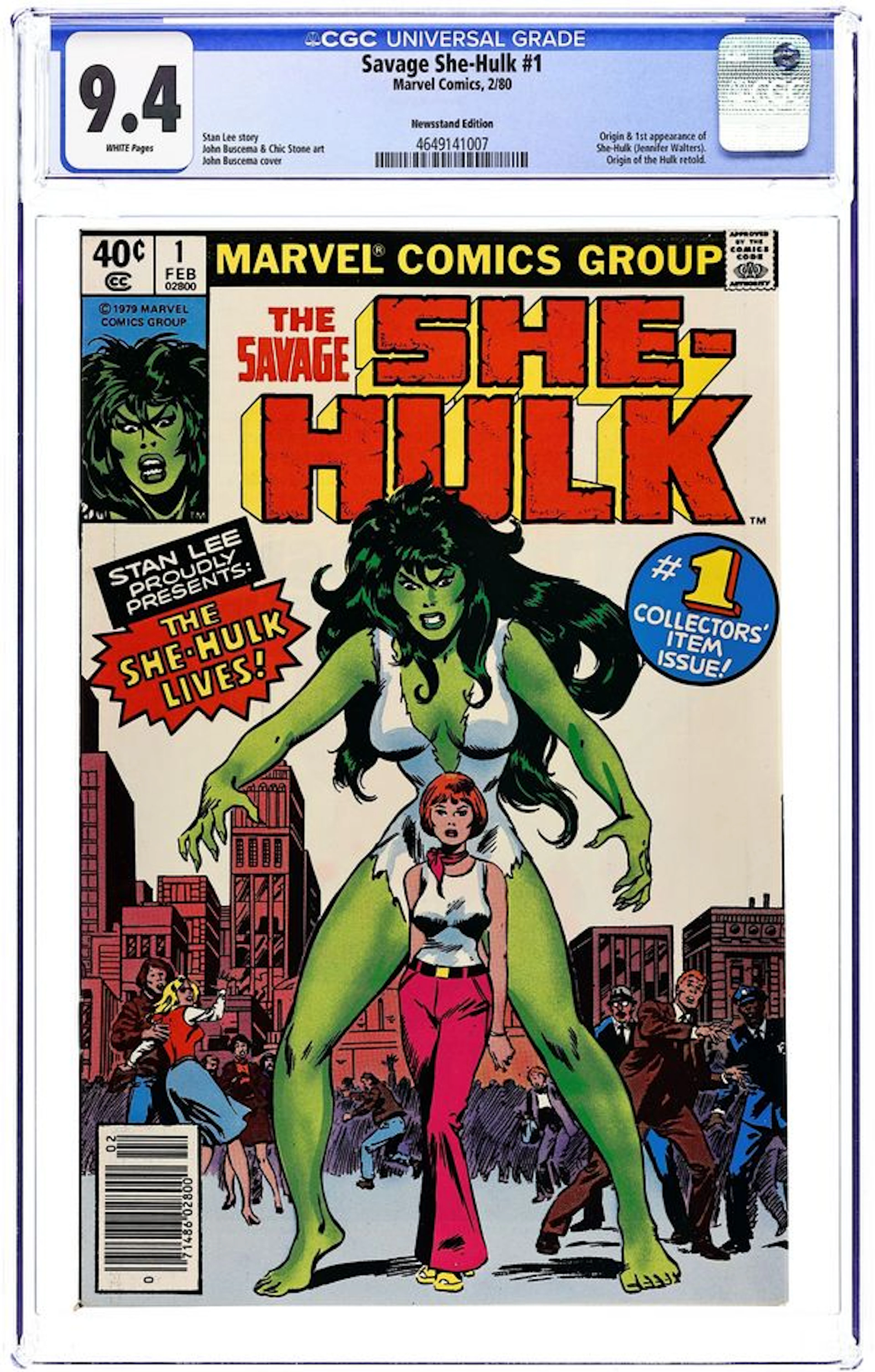 Savage She-Hulk (1980) 1N CGC 9.4