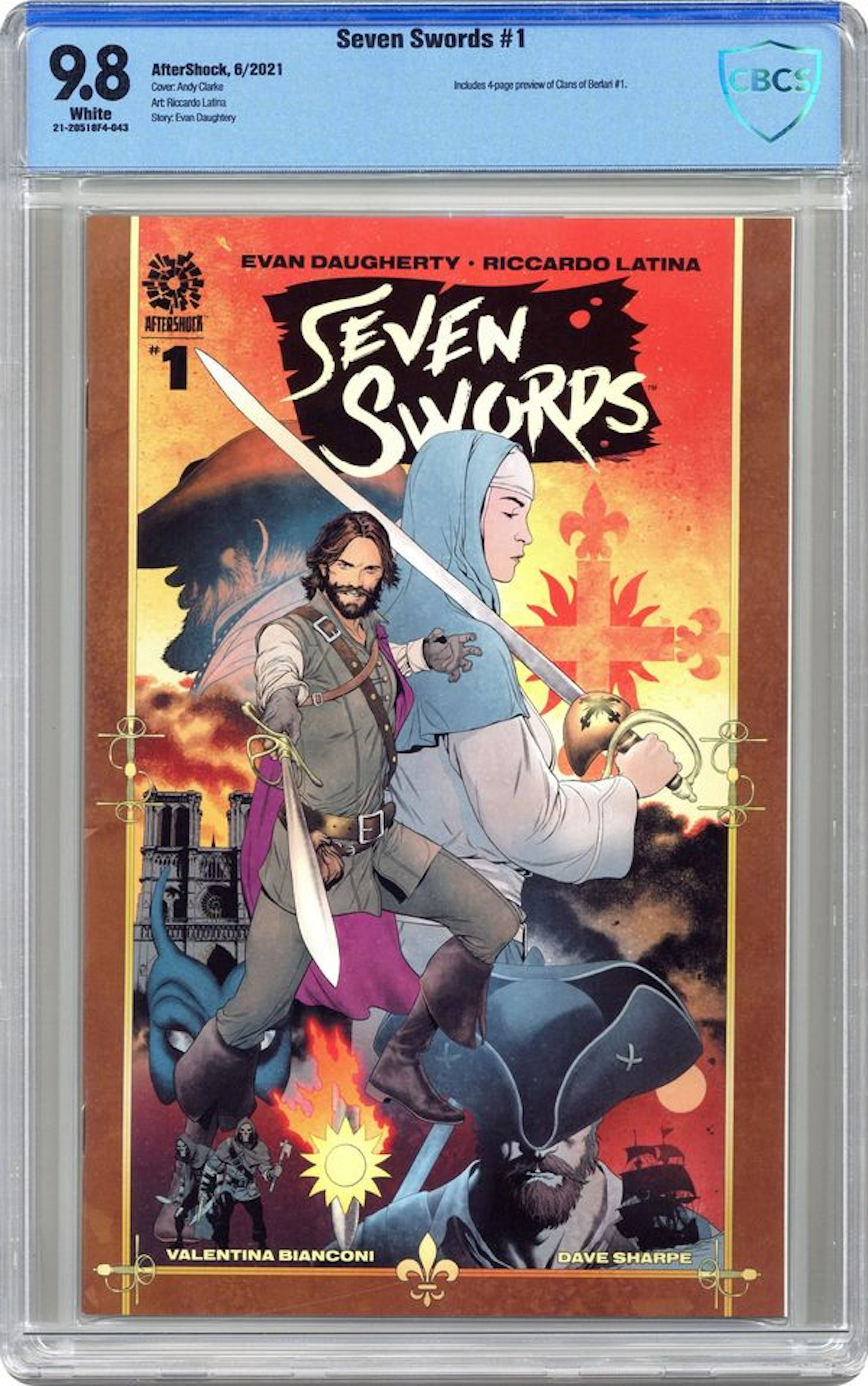 Seven Swords (2021 Aftershock) 1A CBCS 9.8