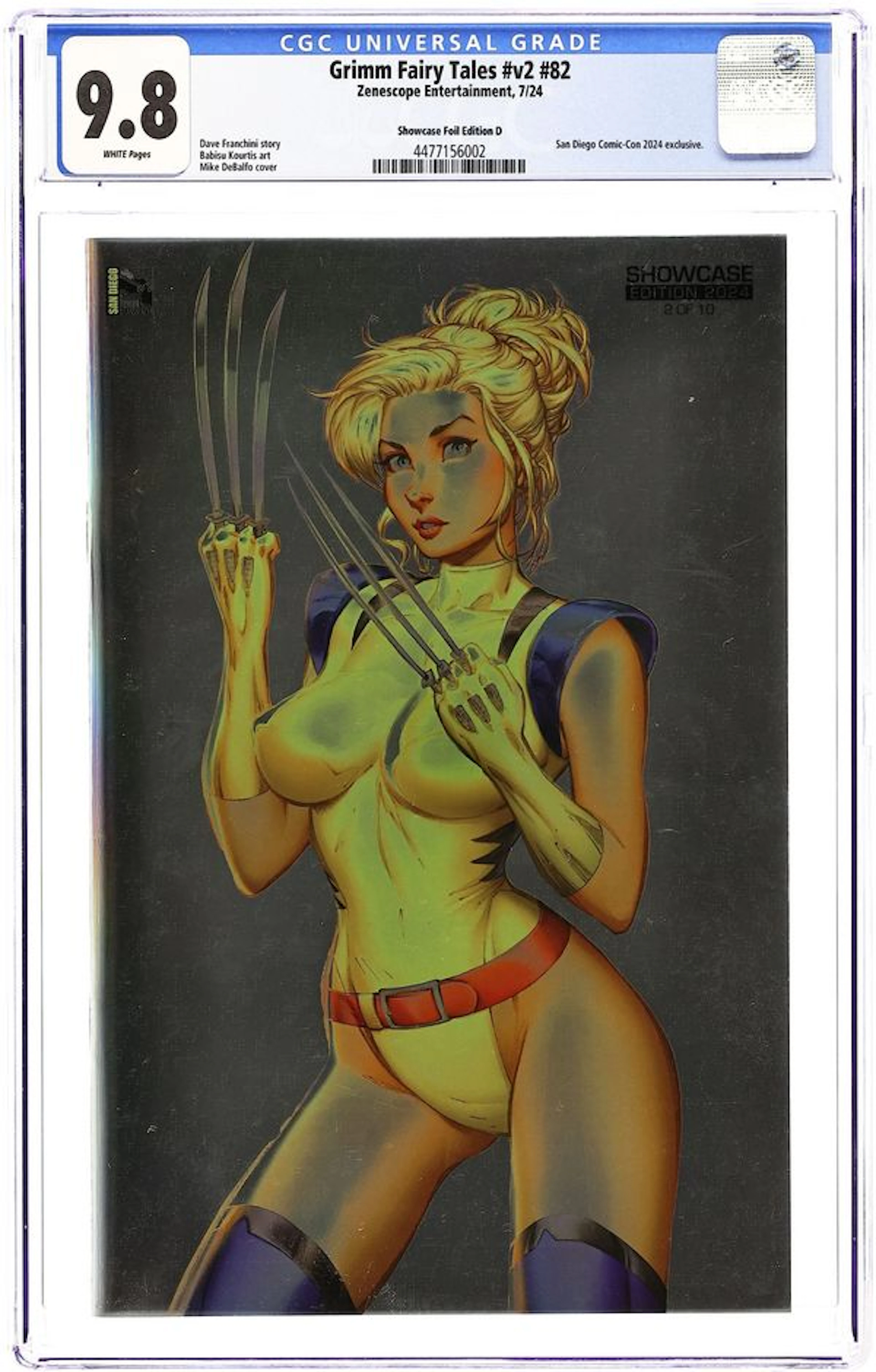 Grimm Fairy Tales (2016 2nd Series) 82SHOWCASE.2024.D CGC 9.8