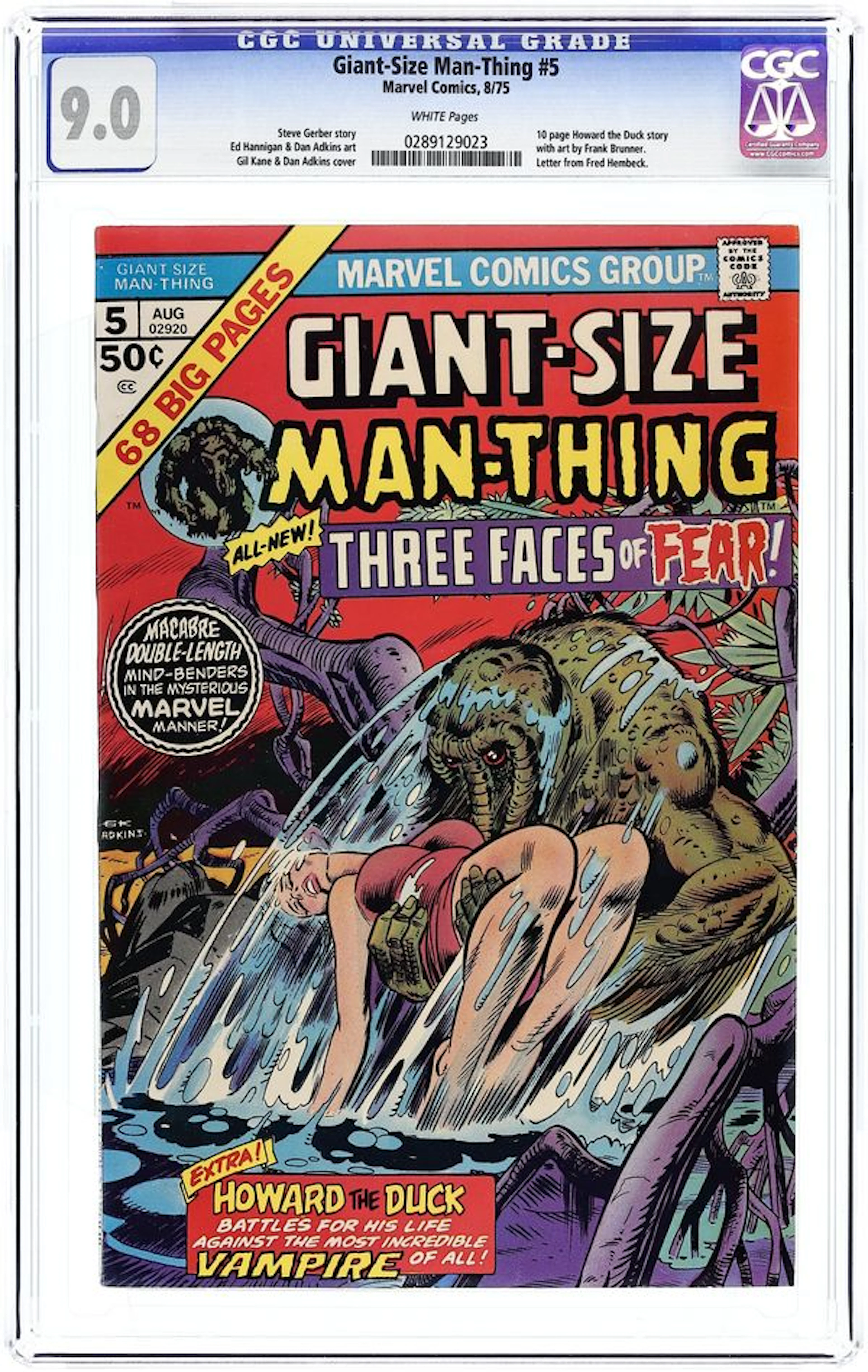 Giant Size Man-Thing (1974) 5 CGC 9.0