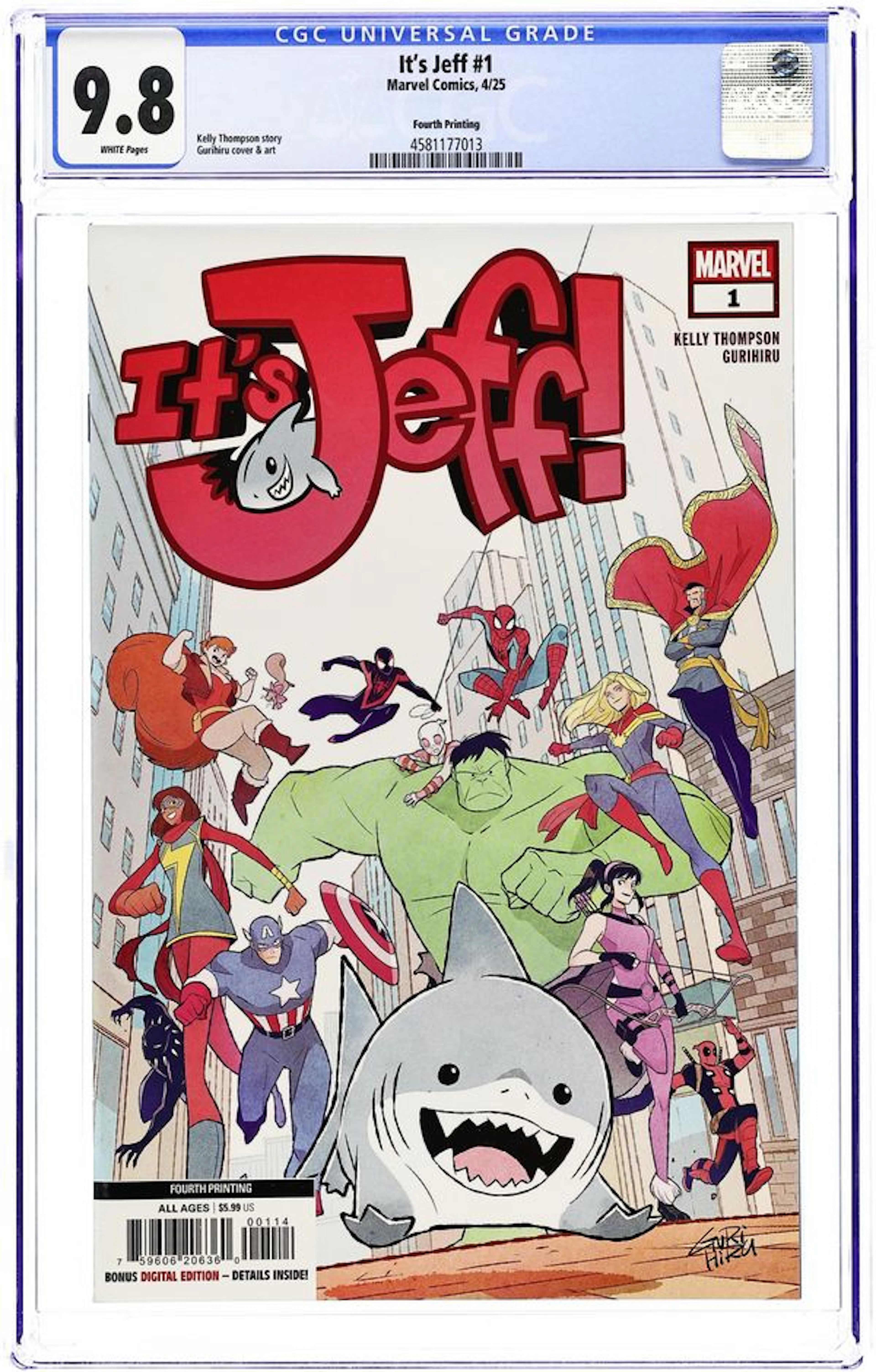 It's Jeff (2023 Marvel) 1F CGC 9.8