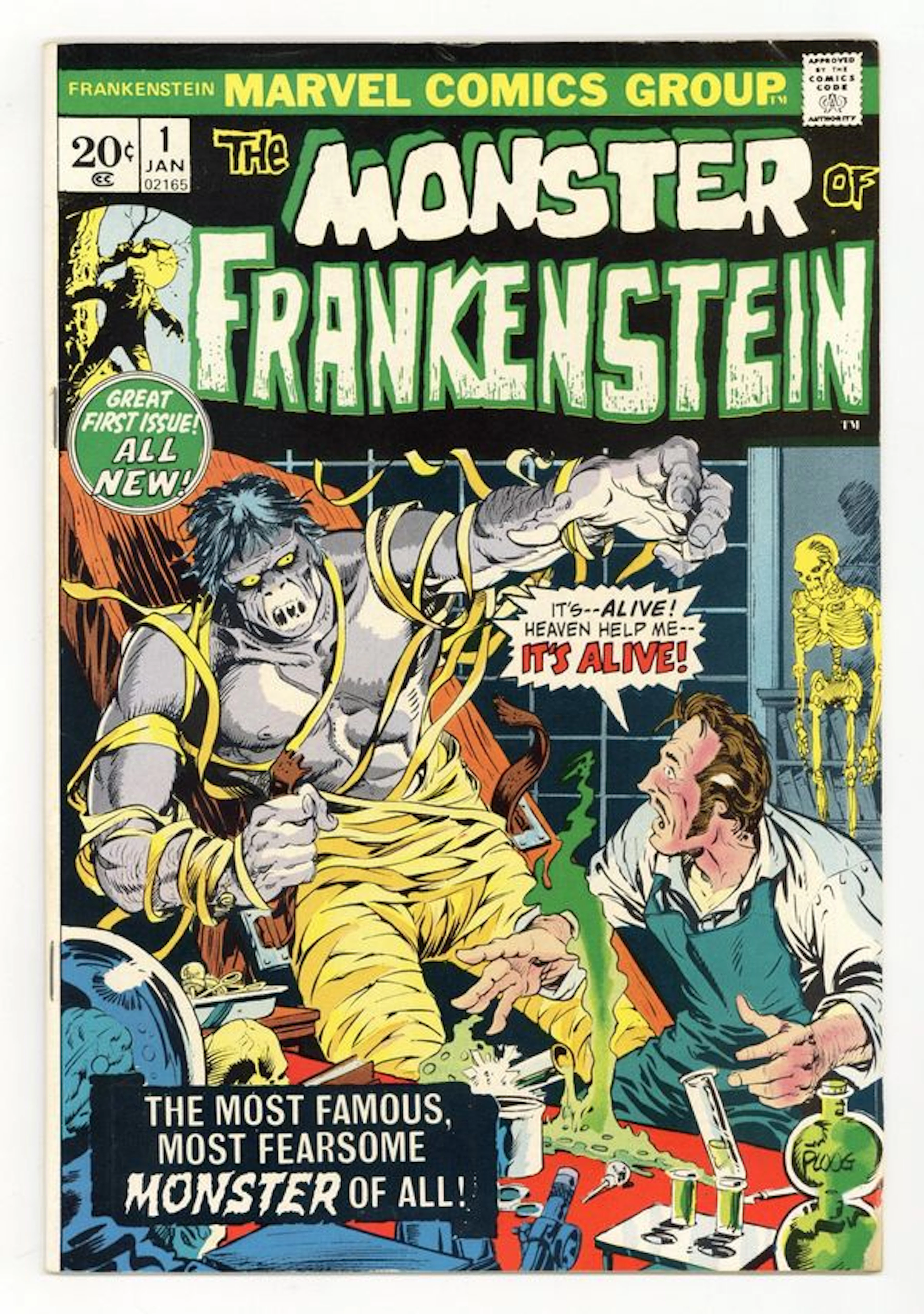 Frankenstein (1973 Marvel) 1 VG/FN 5.0