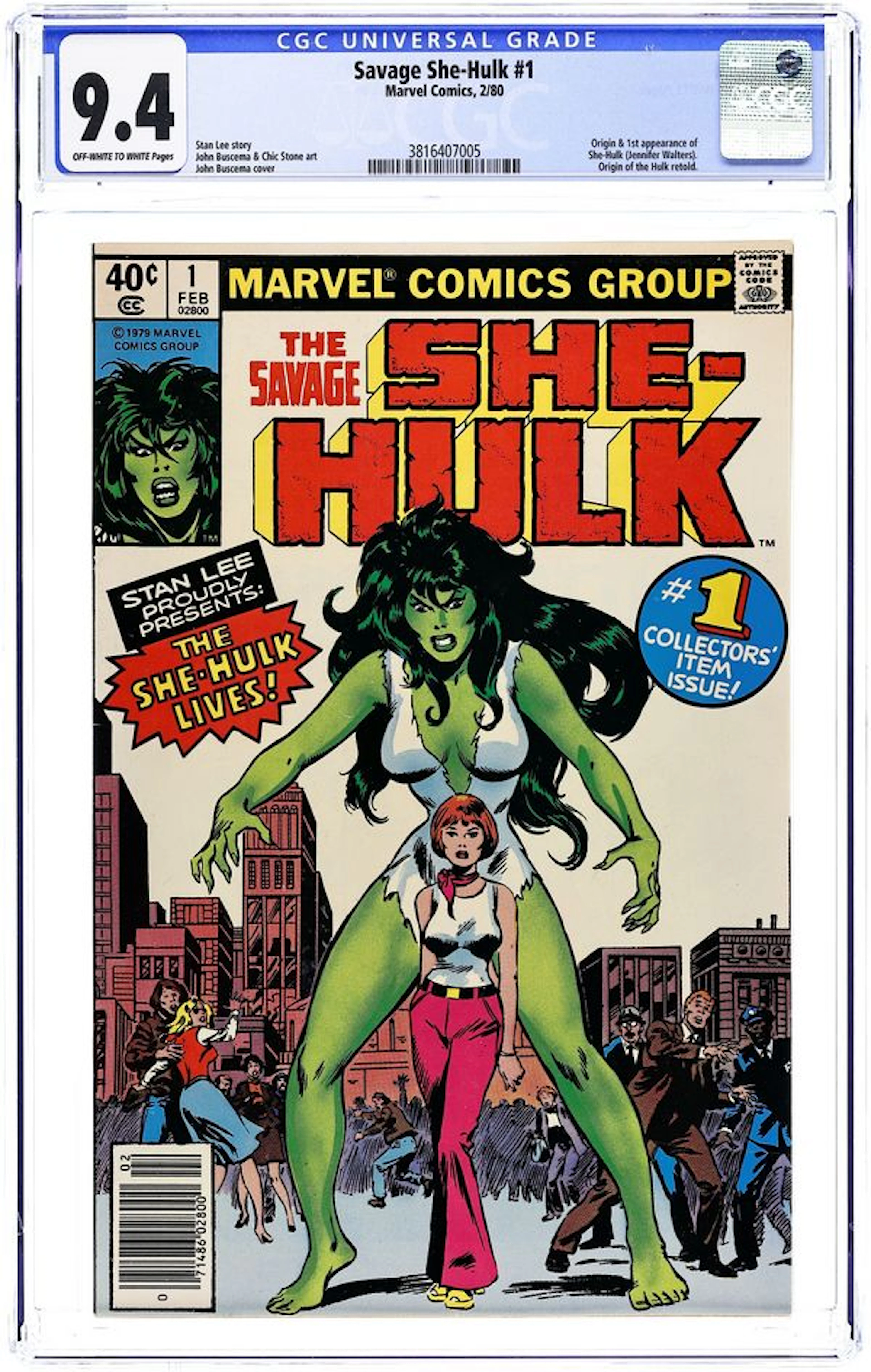 Savage She-Hulk (1980) 1N CGC 9.4