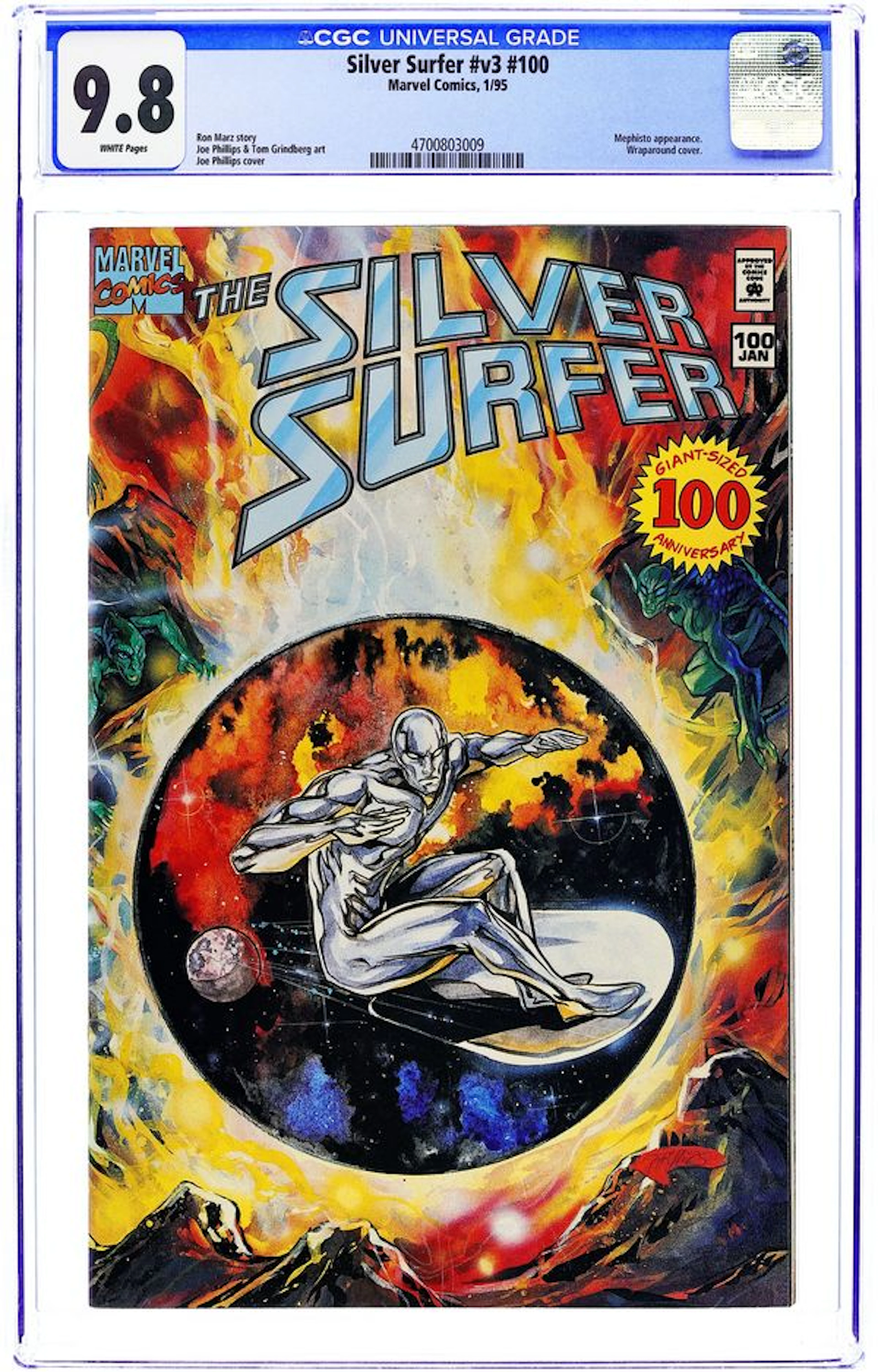 Silver Surfer (1987 2nd Series) 100B CGC 9.8
