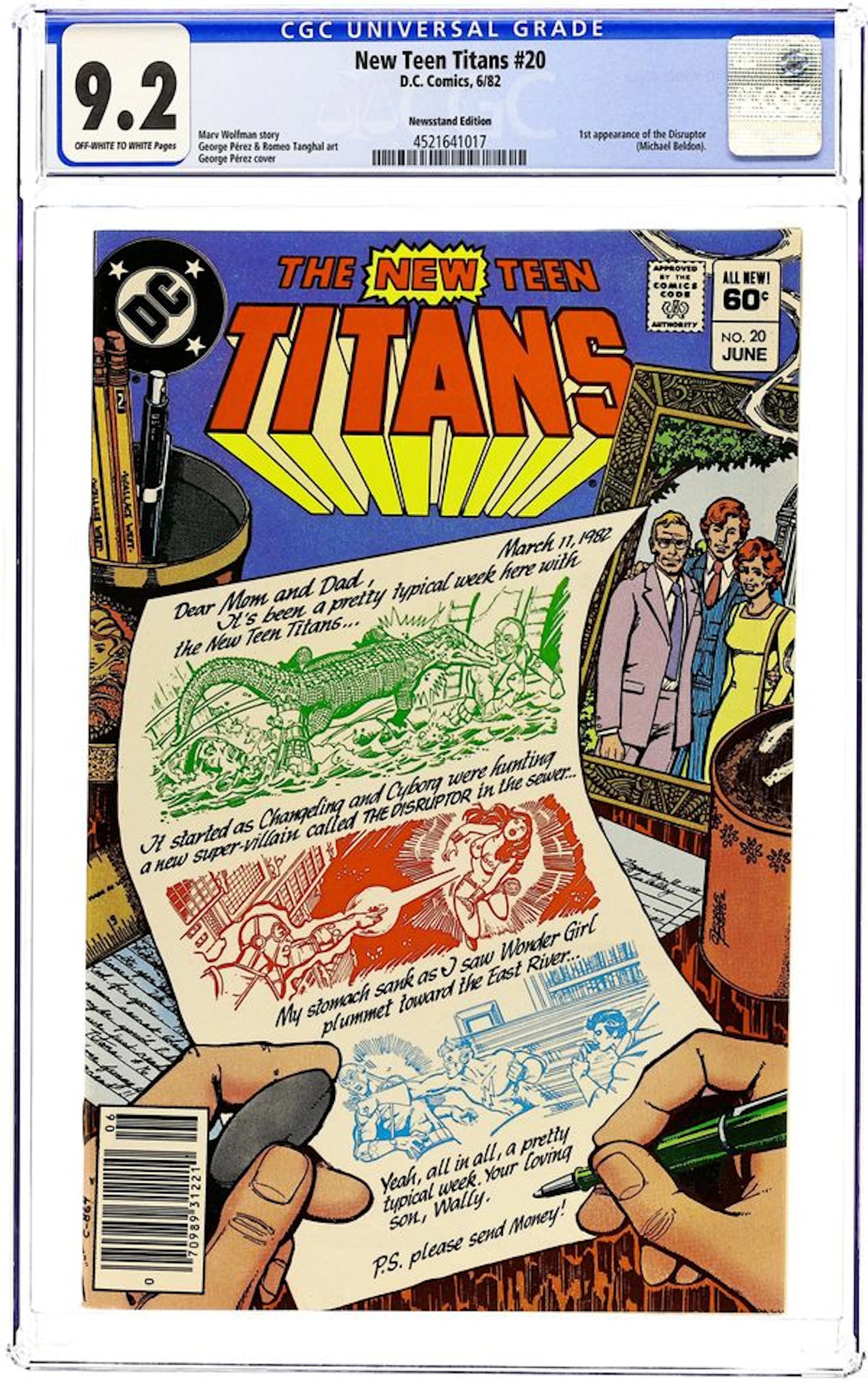New Teen Titans (1980) (Tales of ...) 20N CGC 9.2
