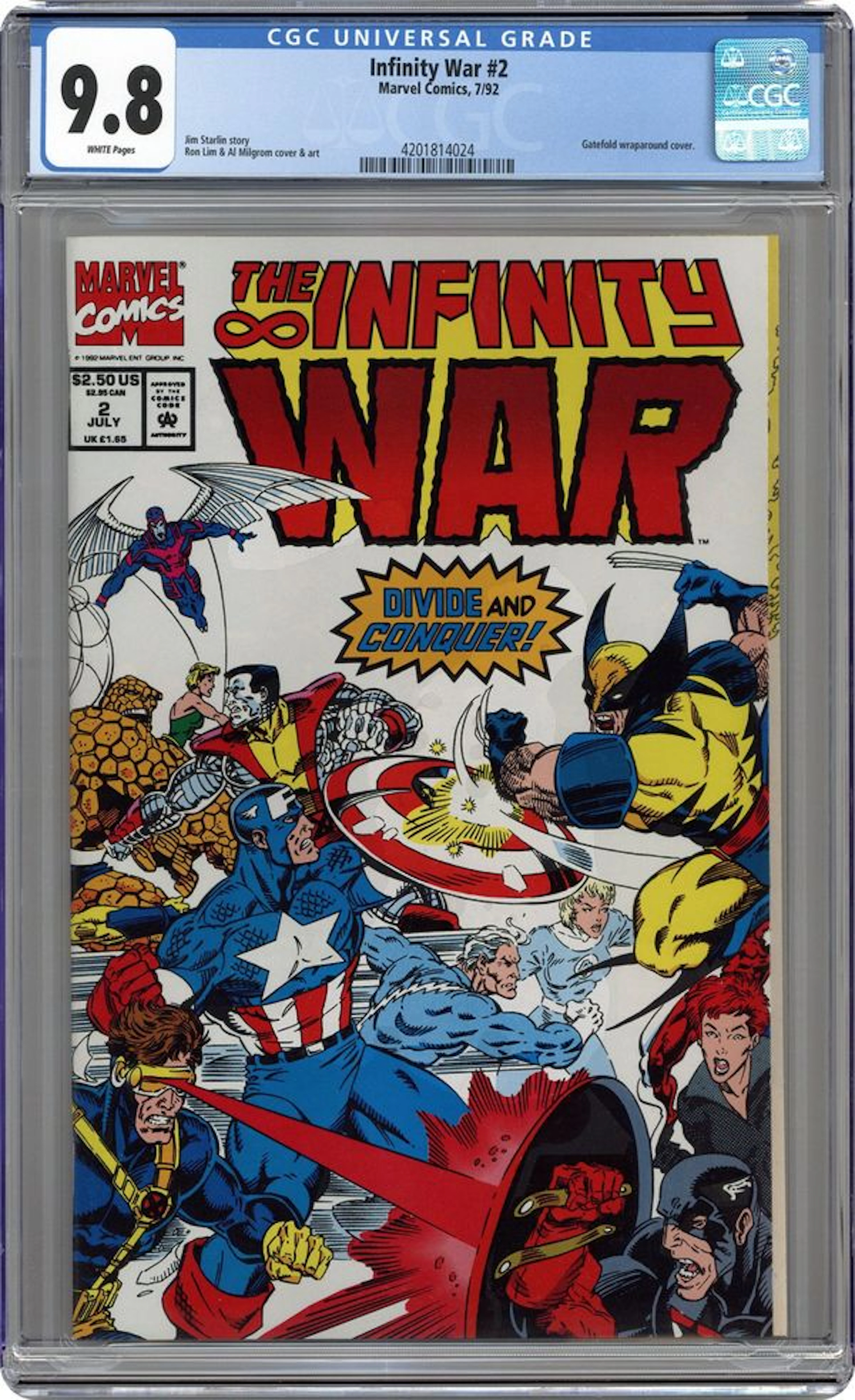 Infinity War (1992) 2 CGC 9.8