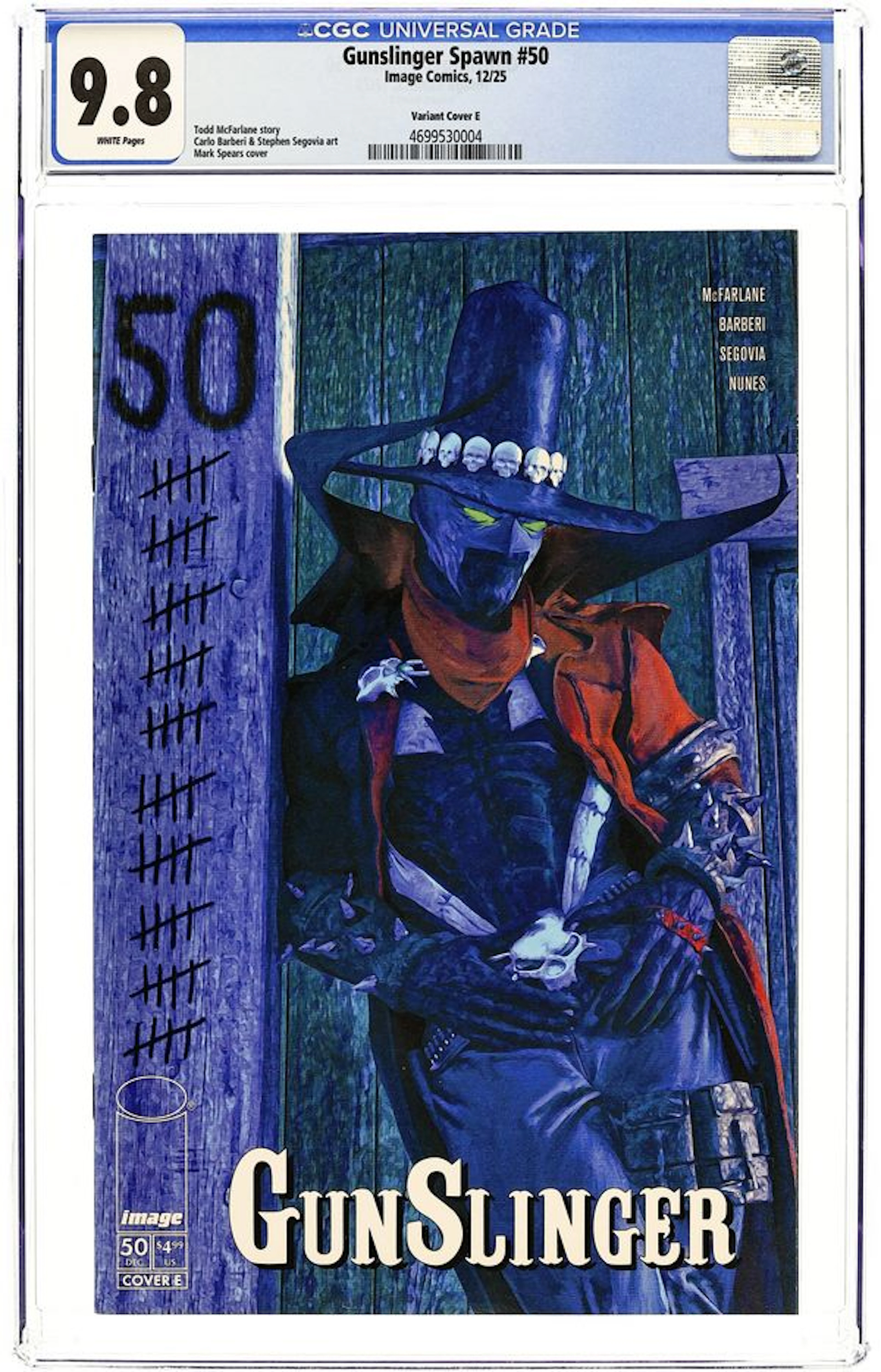 Gunslinger Spawn (2021 Image) 50E CGC 9.8