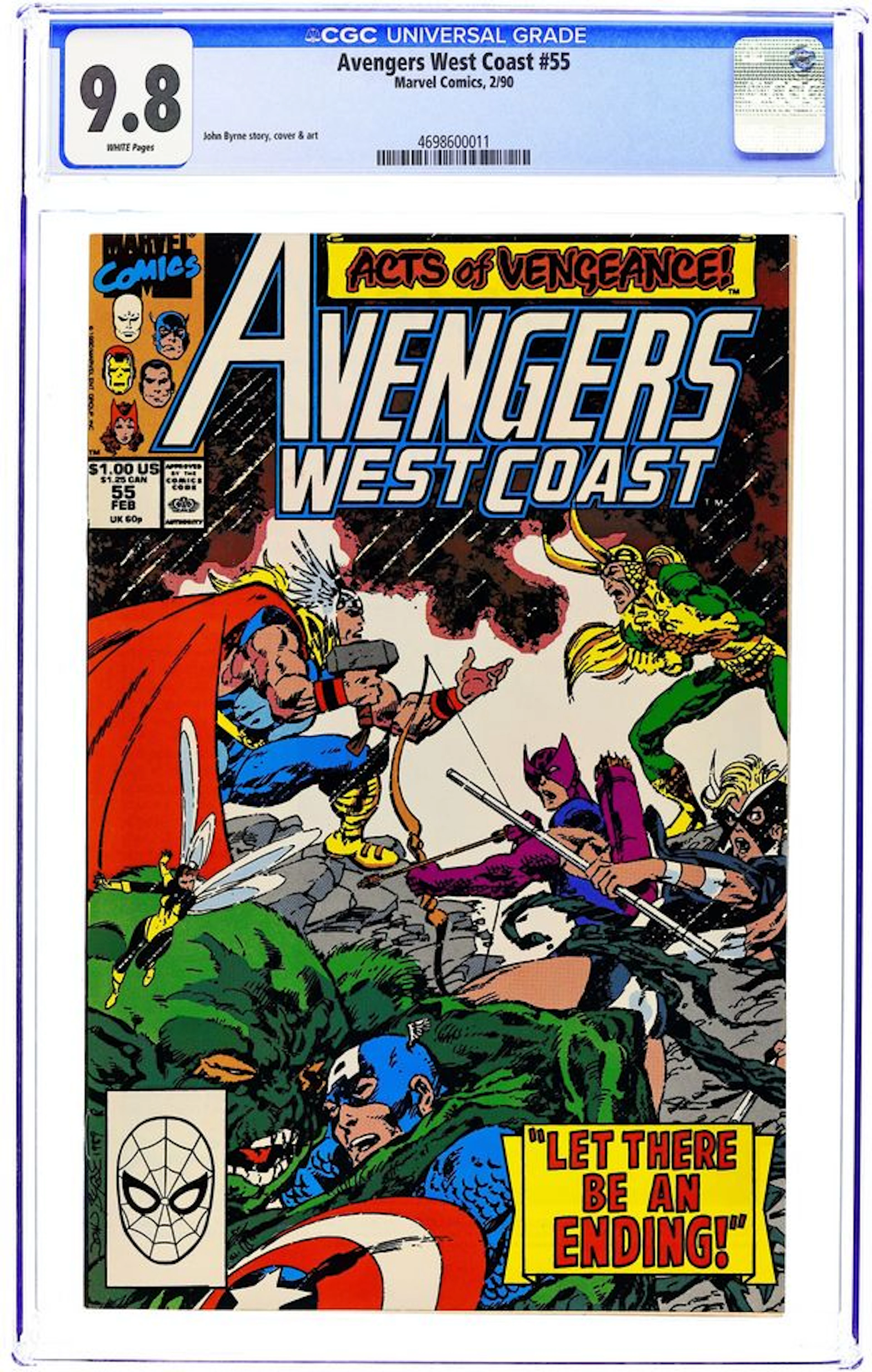 Avengers West Coast (1985) 55 CGC 9.8