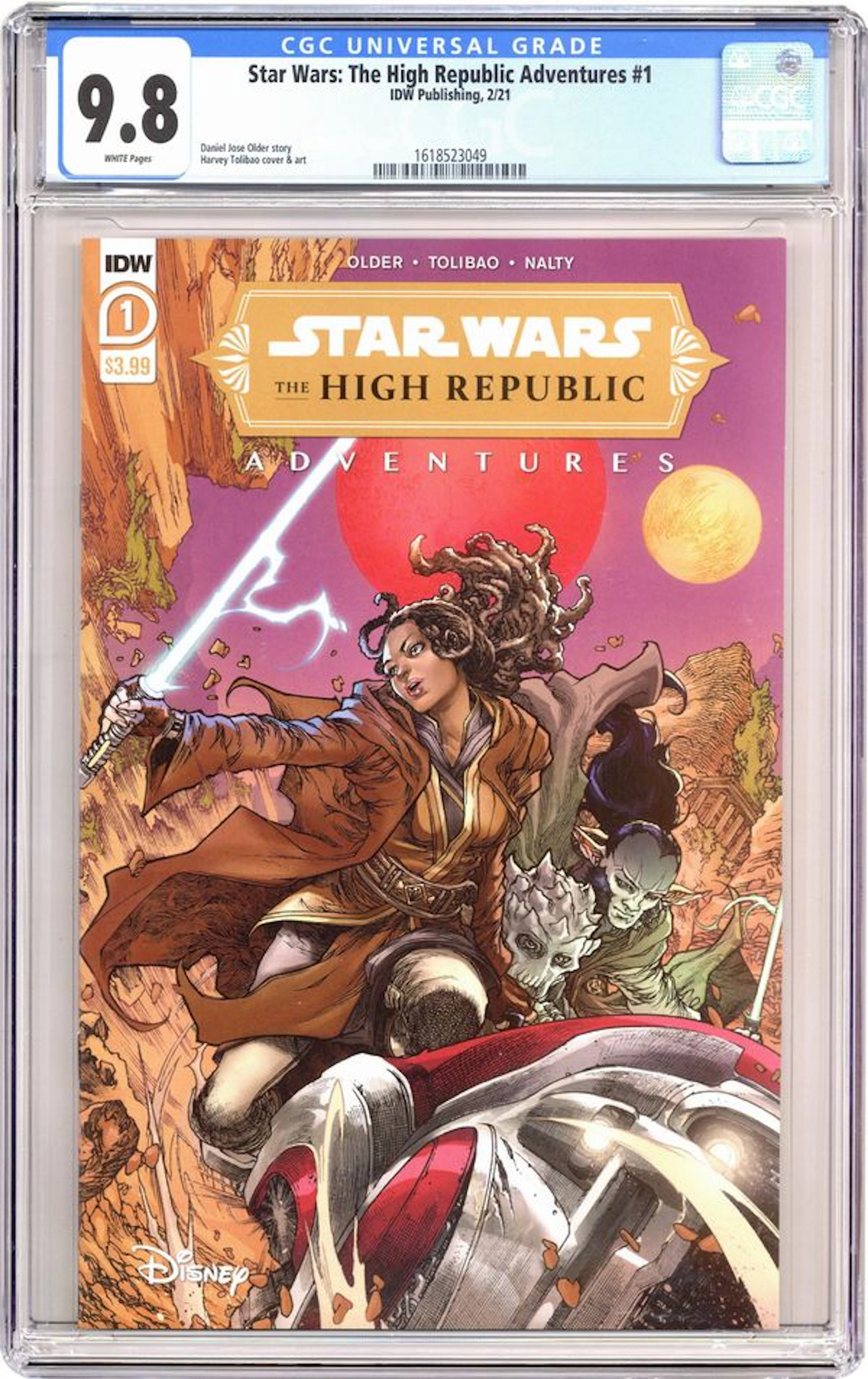 Star Wars The High Republic Adventures (2021 IDW) 1 CGC 9.8