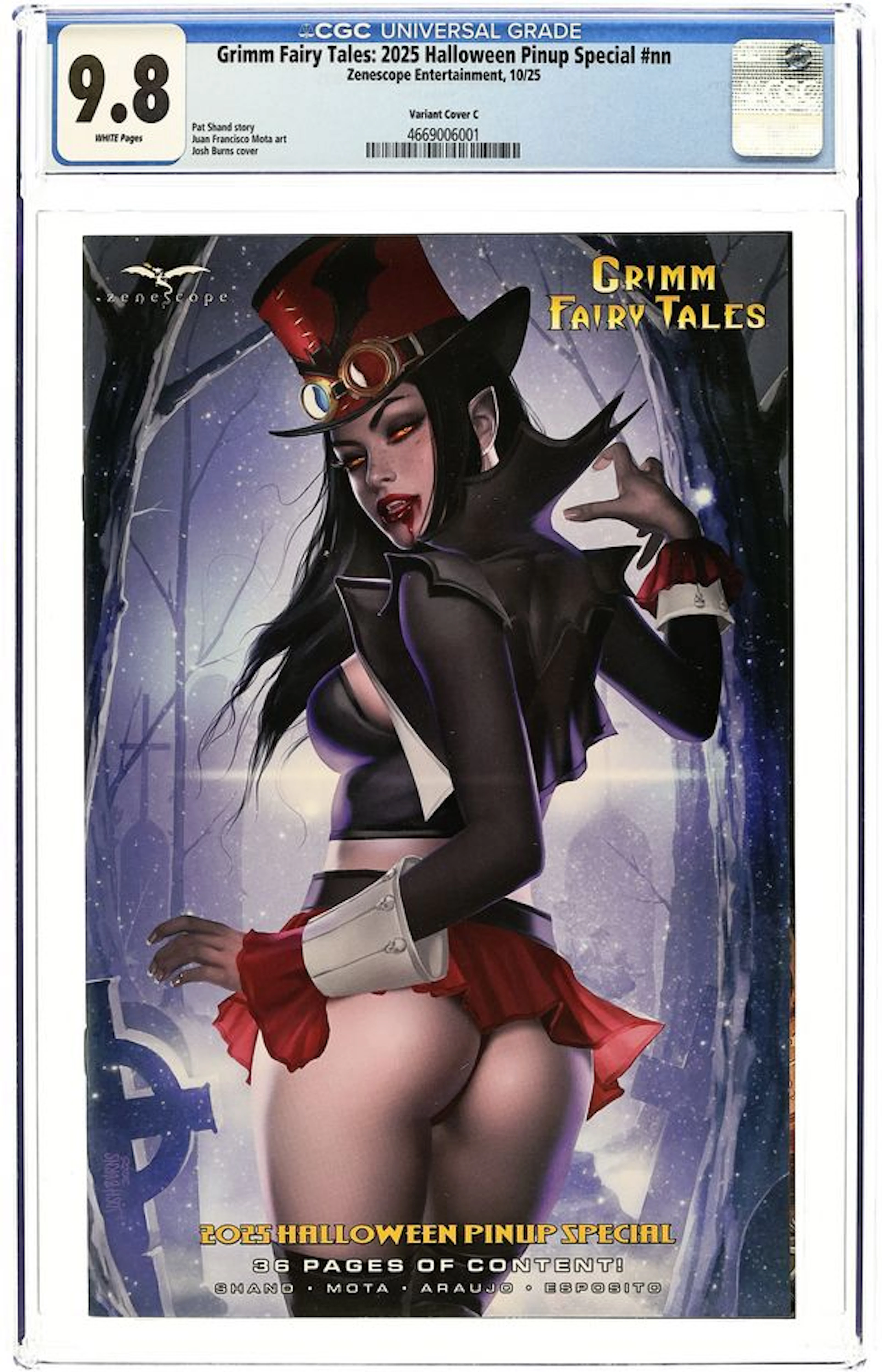 Grimm Fairy Tales Halloween Pinup Special (2025 Zenescope) 2025C CGC 9.8