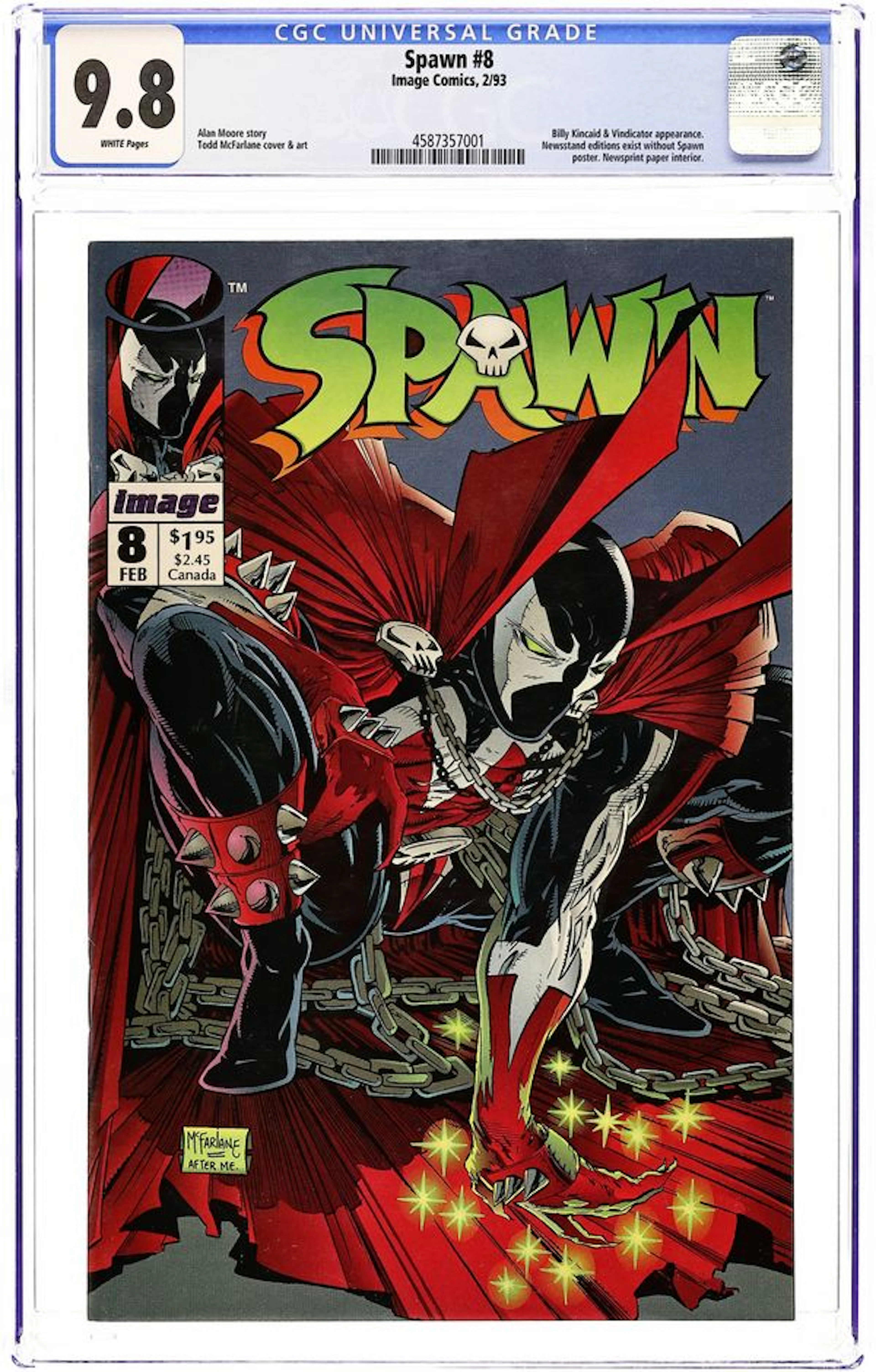 Spawn (1992 Image) 8D CGC 9.8