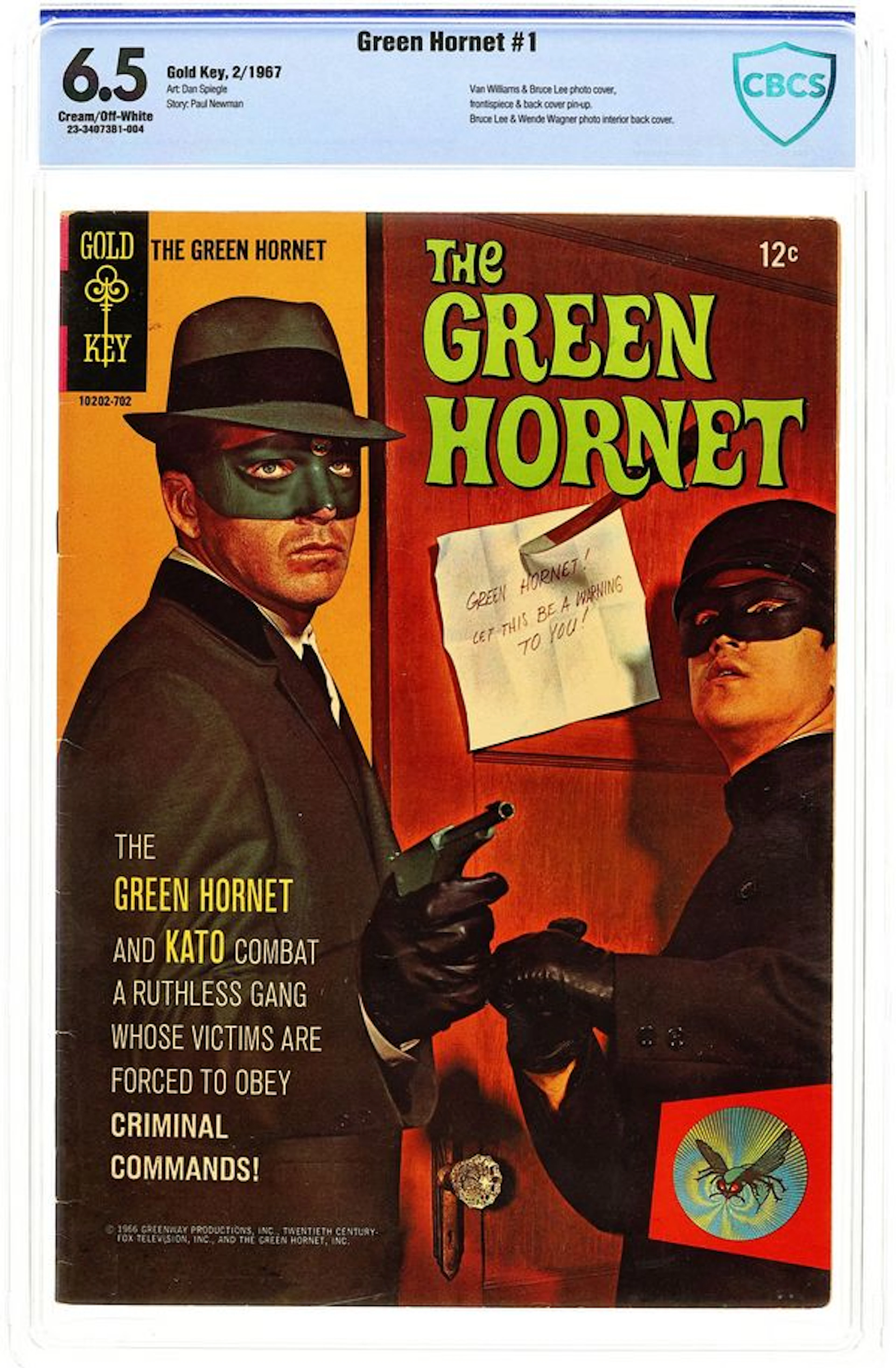 Green Hornet (1967 Gold Key) 1 CBCS 6.5
