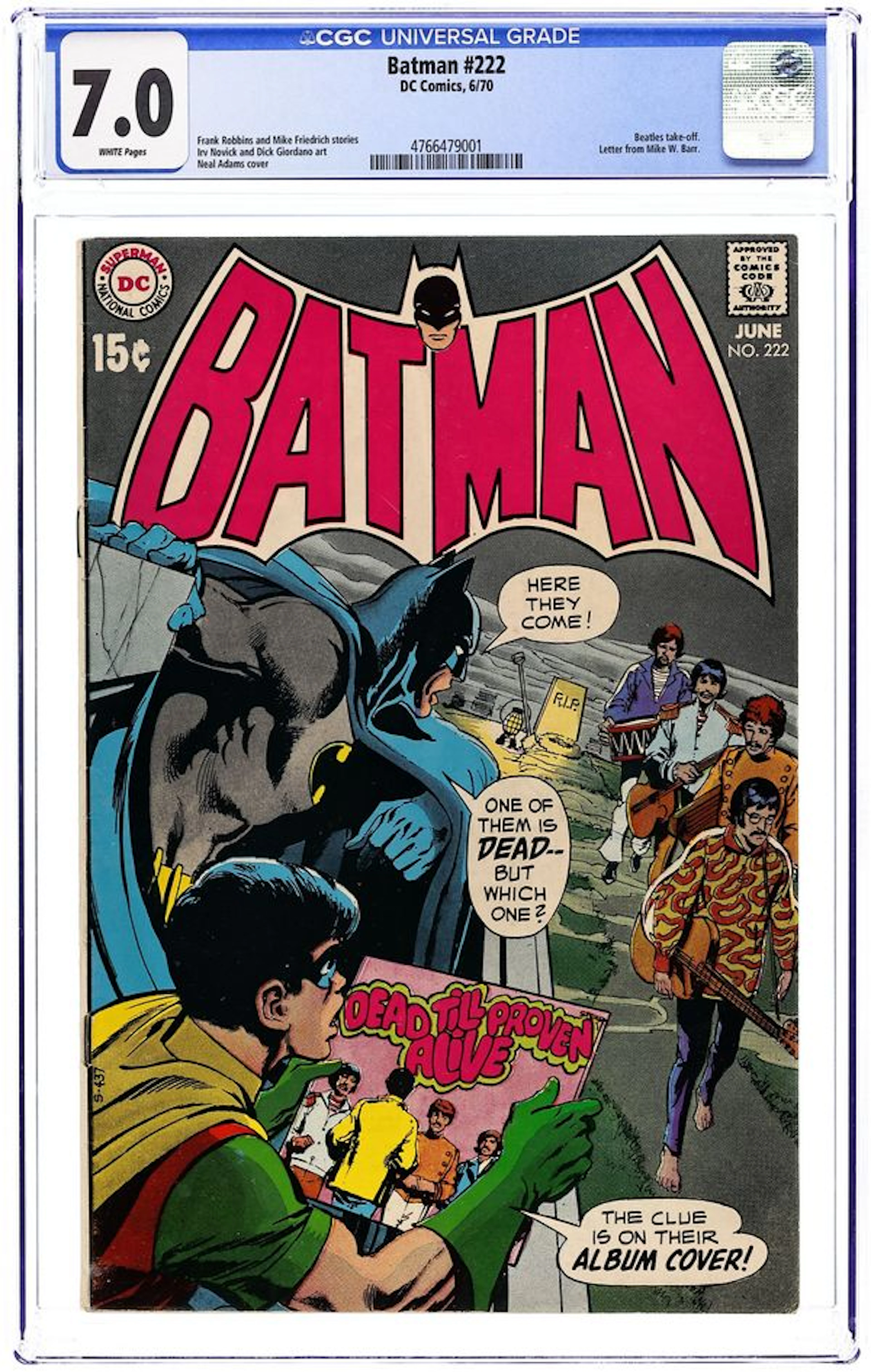 Batman (1940) 222 CGC 7.0