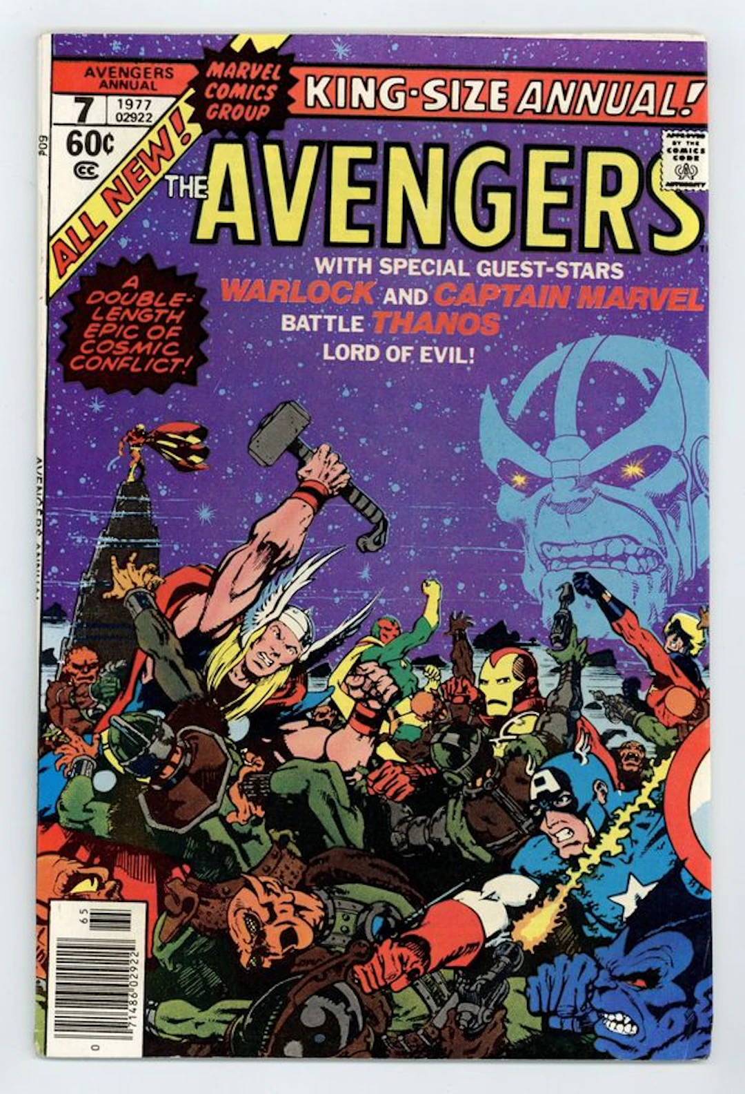 Avengers (1963 1st Series) Annual 7 FN- 5.5