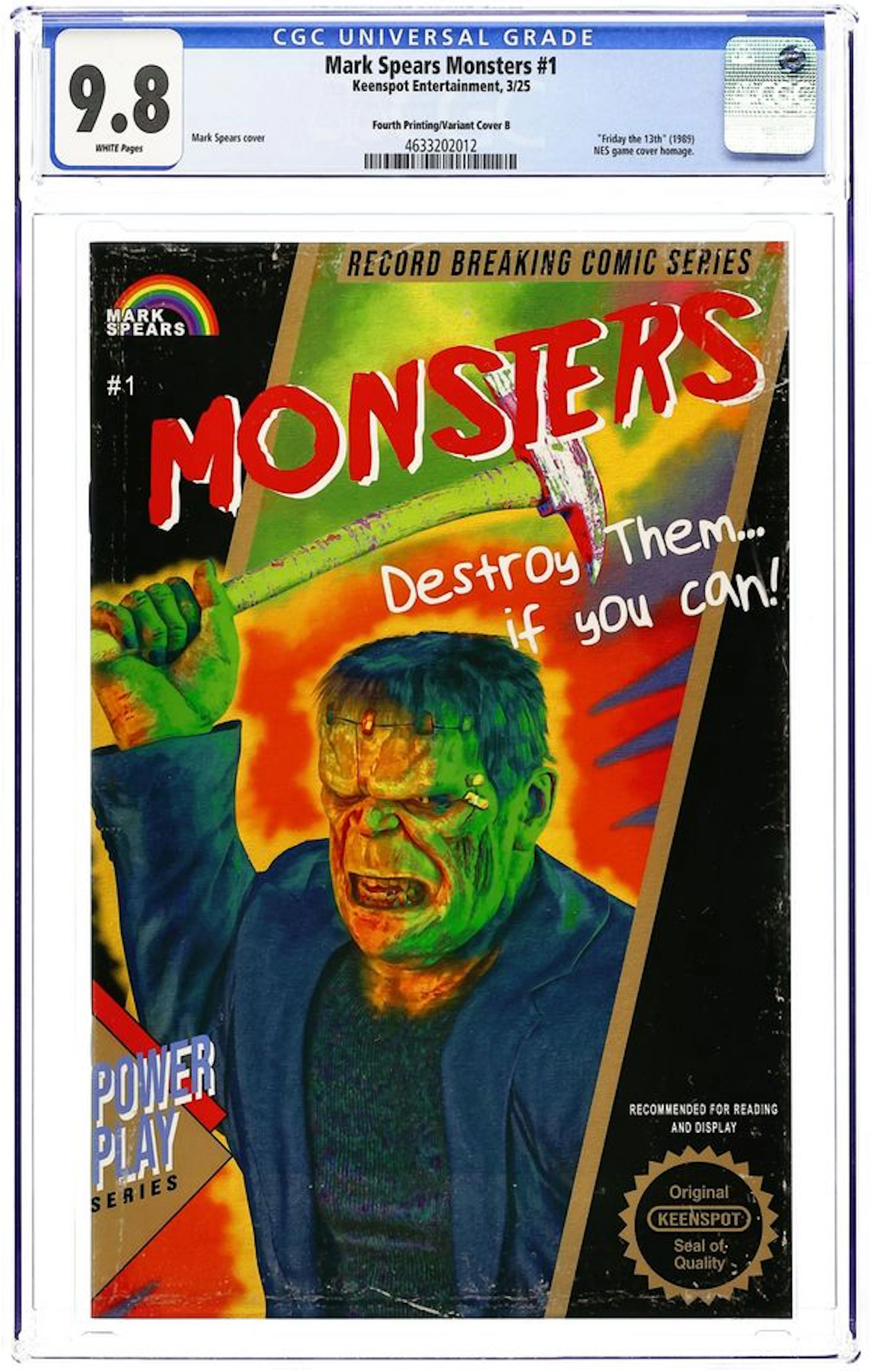 Mark Spears Monsters (2024 Keenspot) 1P CGC 9.8