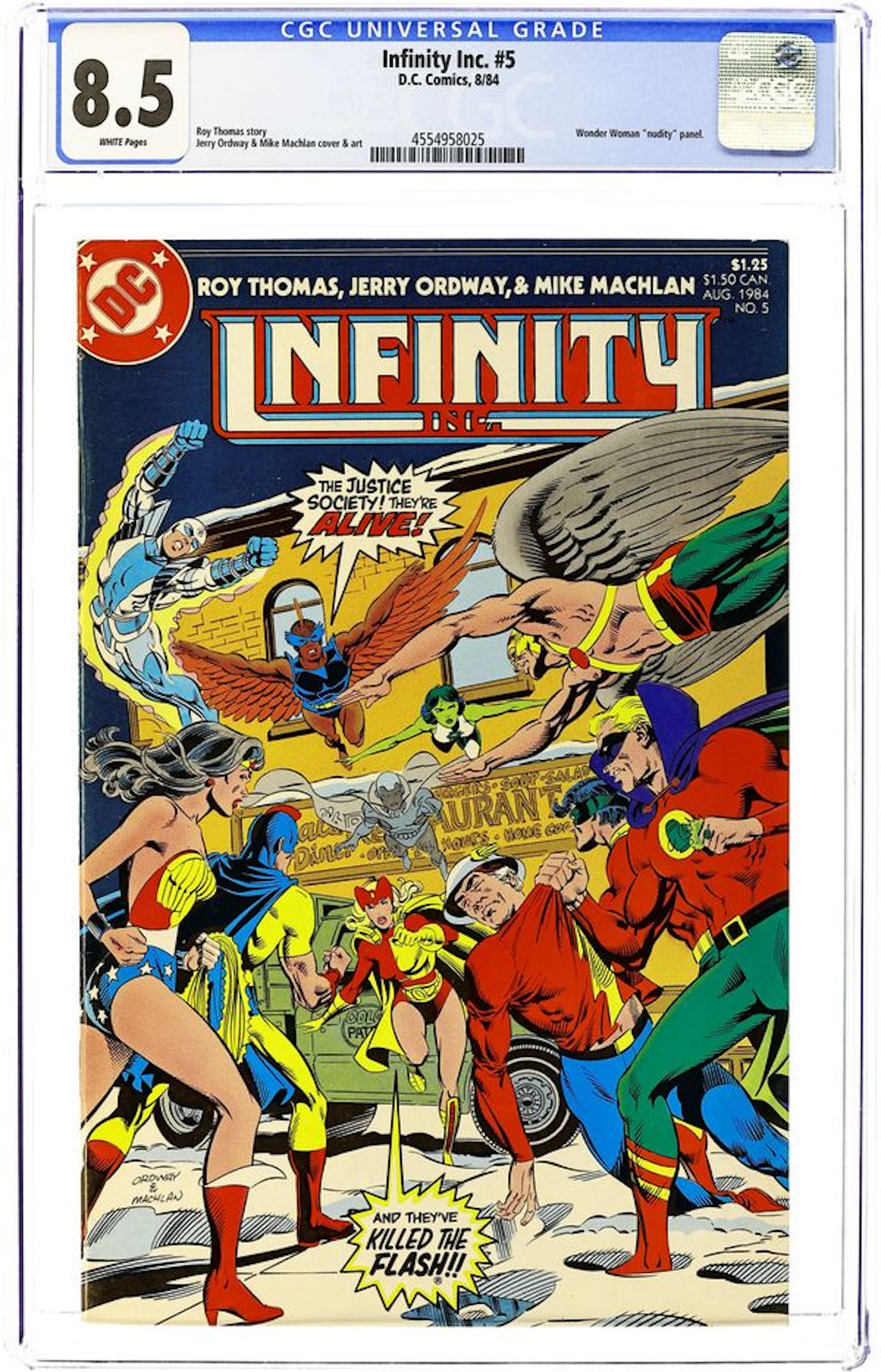 Infinity Inc. (1984 DC 1st Series) 5 CGC 8.5