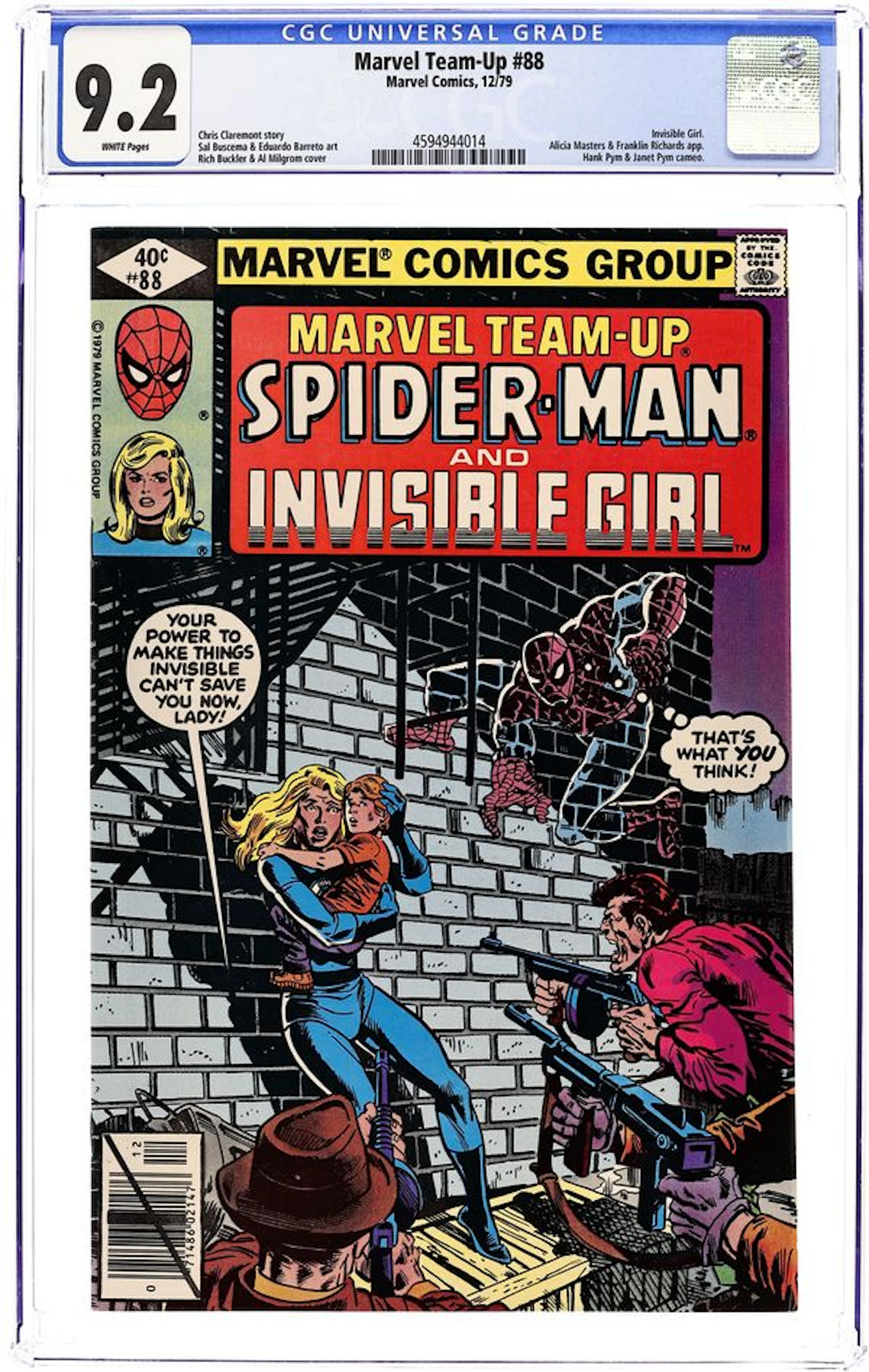 Marvel Team-Up (1972 1st Series) 88 CGC 9.2