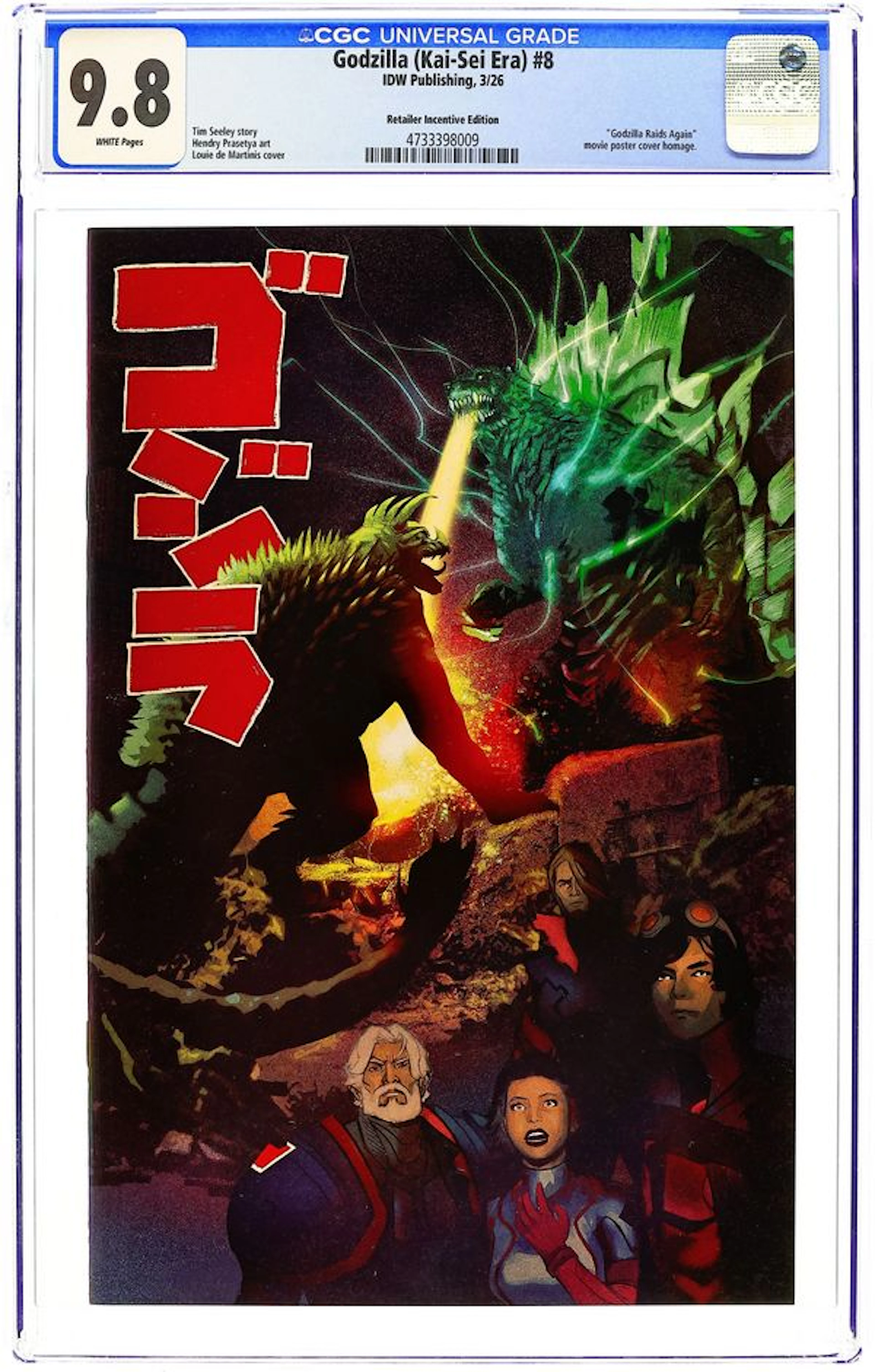 Godzilla Kai-Sei Era (2025 IDW) 8RI CGC 9.8