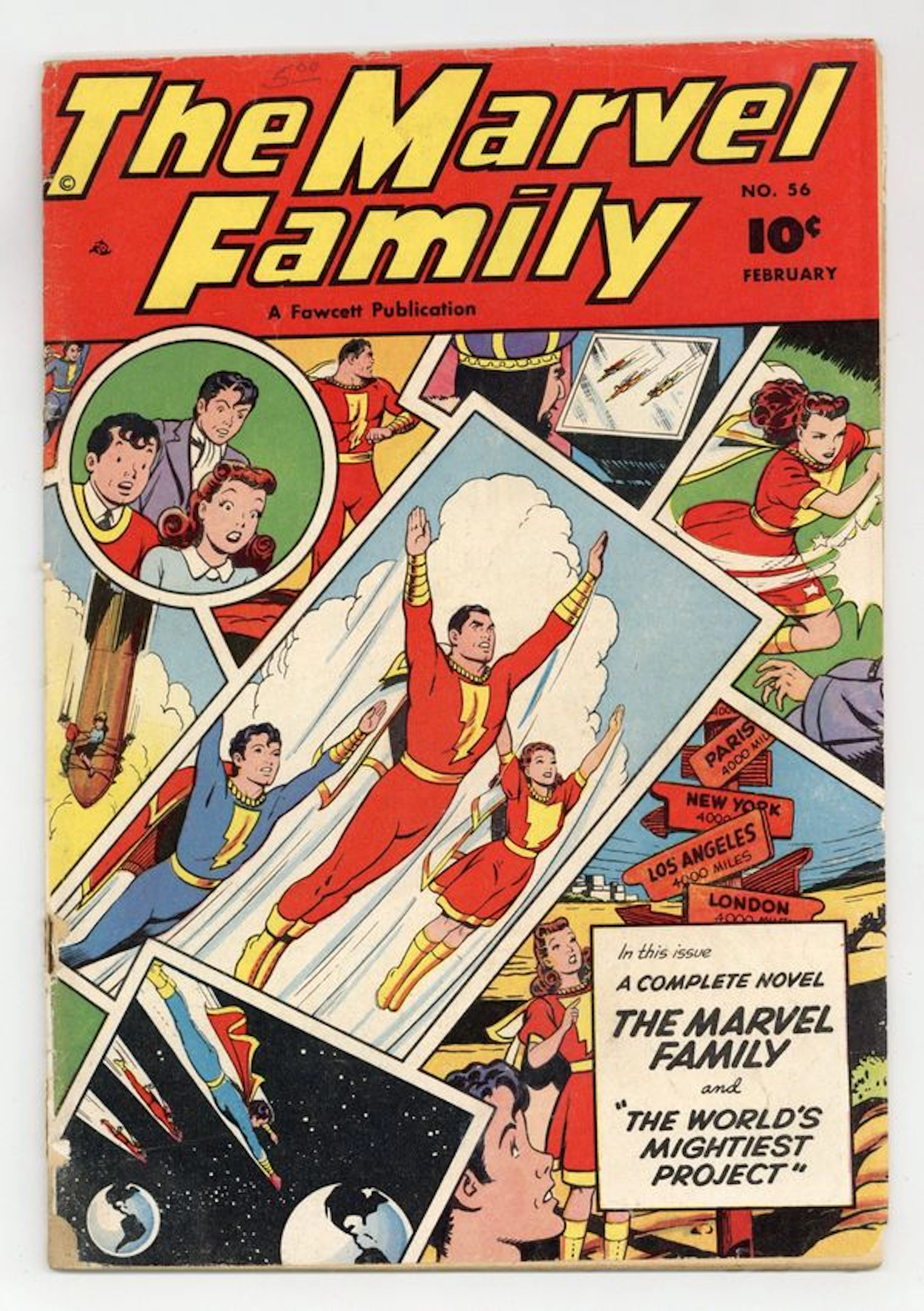 Marvel Family (1945 Fawcett) 56 GD+ 2.5