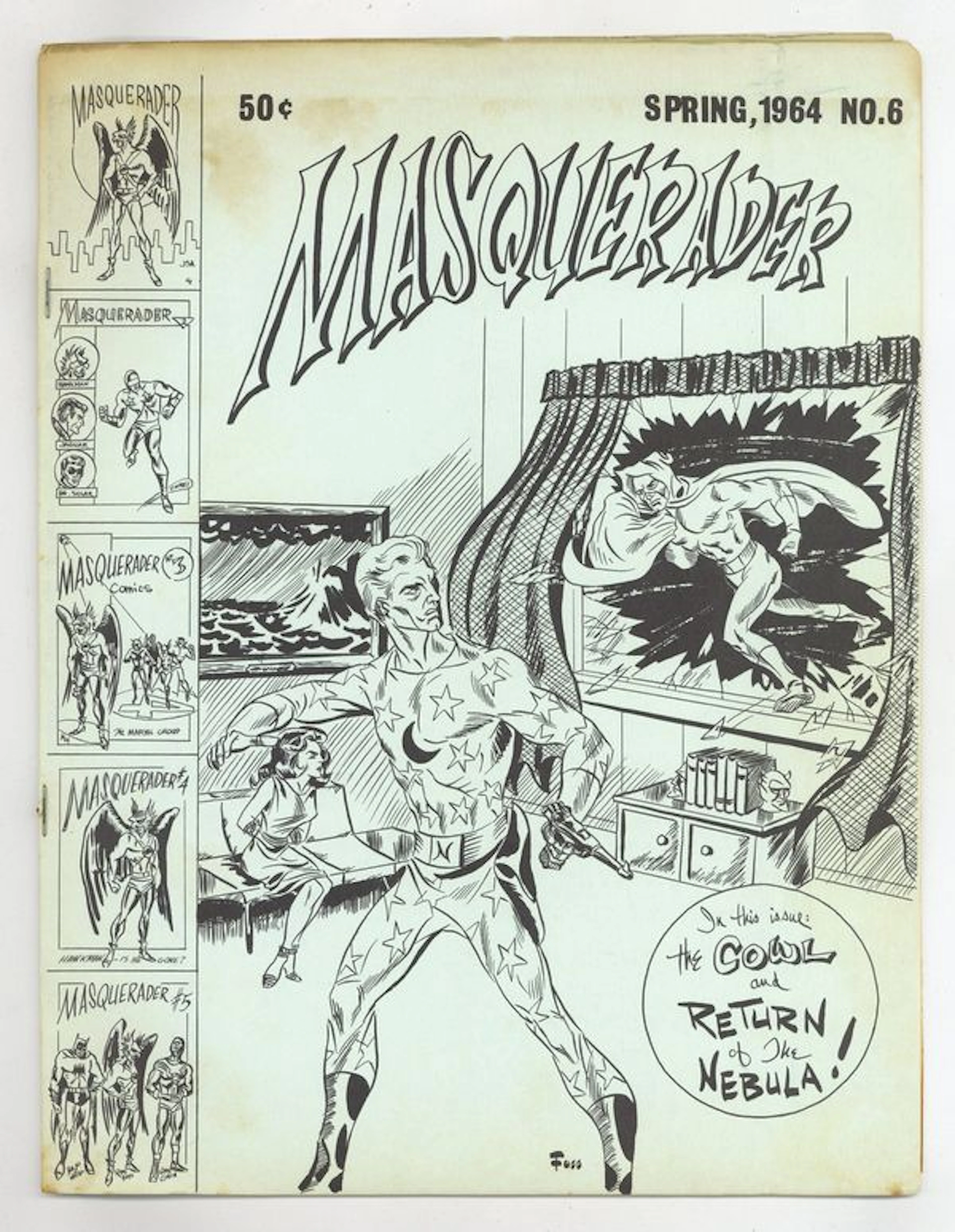 Masquerader (1962) Fanzine 6 GD/VG 3.0