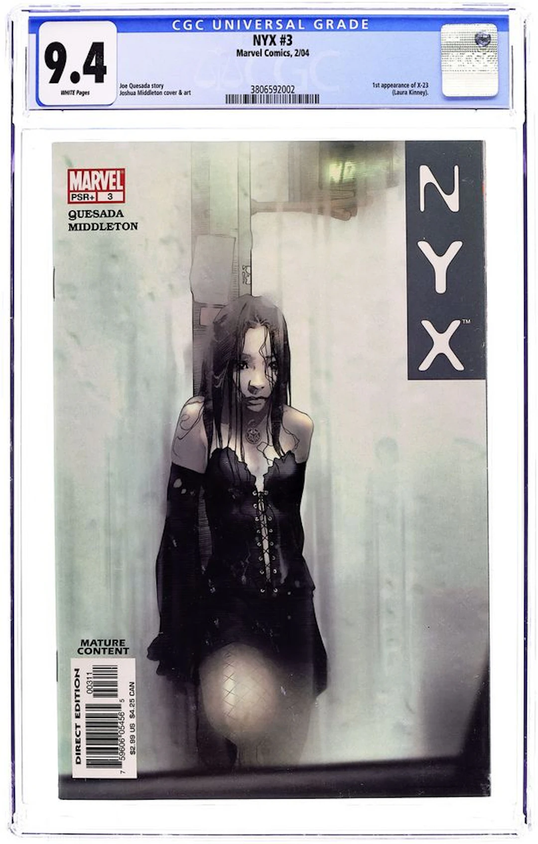 NYX (2003) 3 CGC 9.4