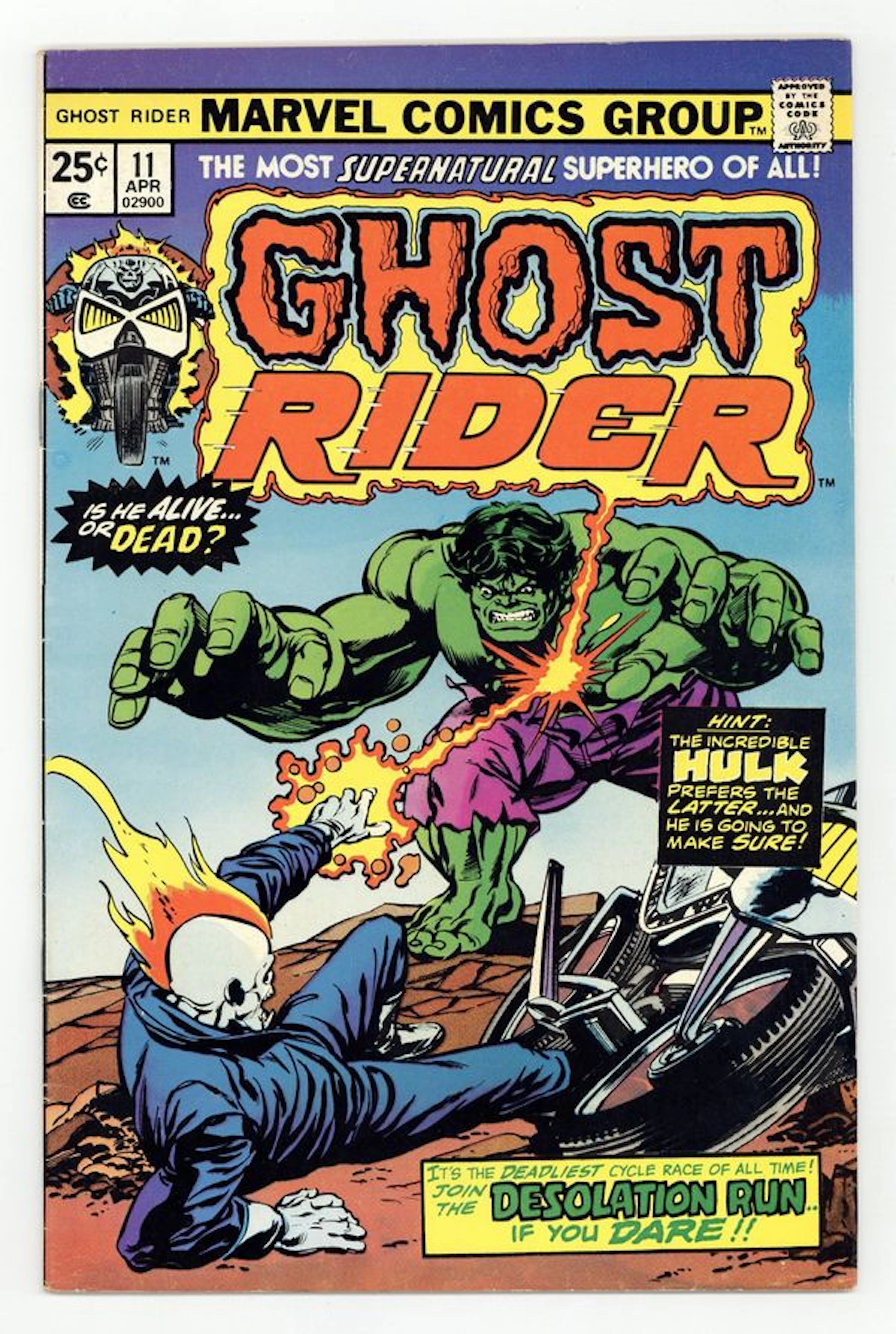 Ghost Rider (1973 1st Series) 11 VG+ 4.5