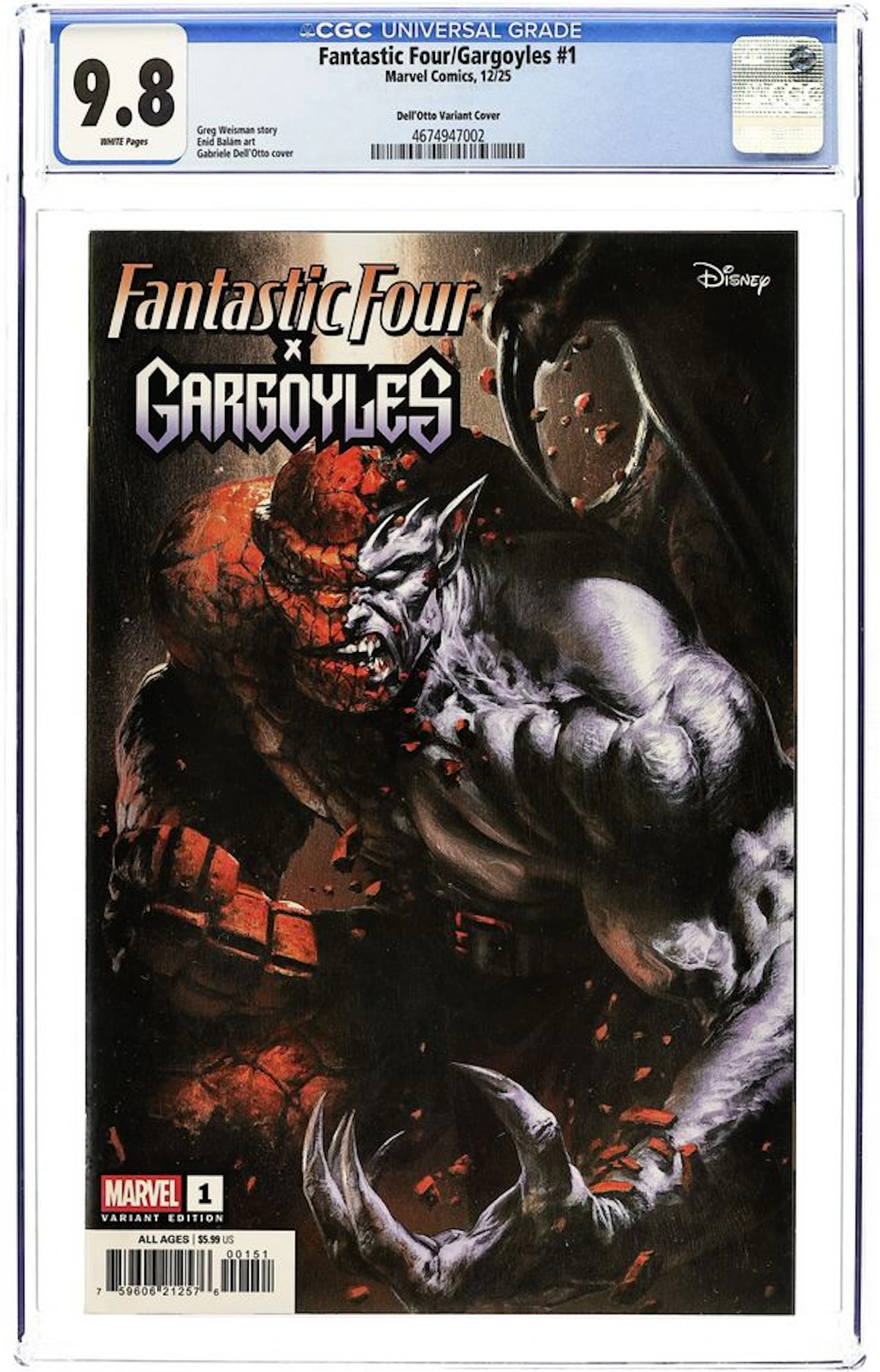 Fantastic Four Gargoyles (2025 Marvel) 1E CGC 9.8