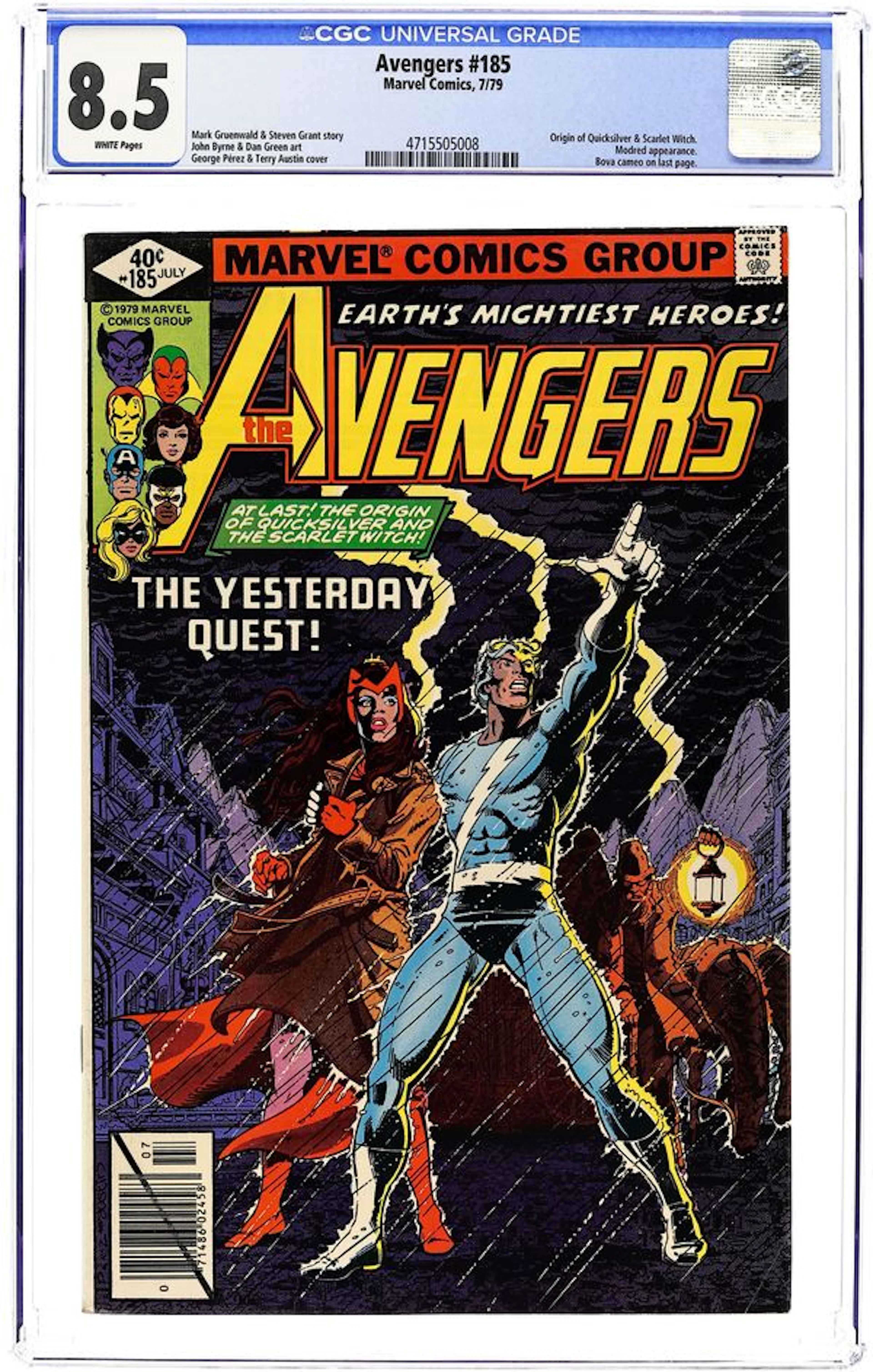 Avengers (1963 1st Series) 185D CGC 8.5