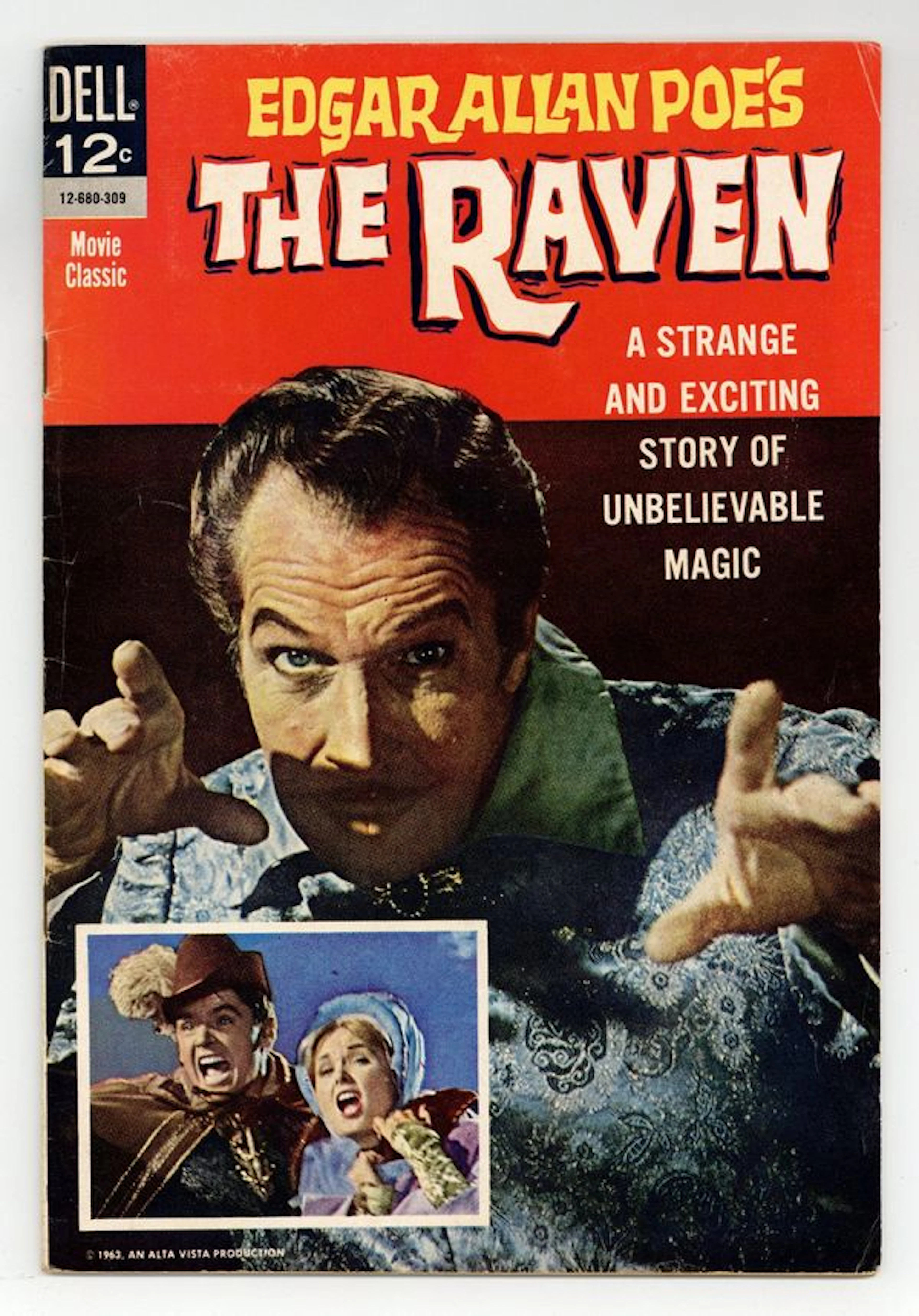Raven (1963 Dell) Movie Classics 309 VG+ 4.5