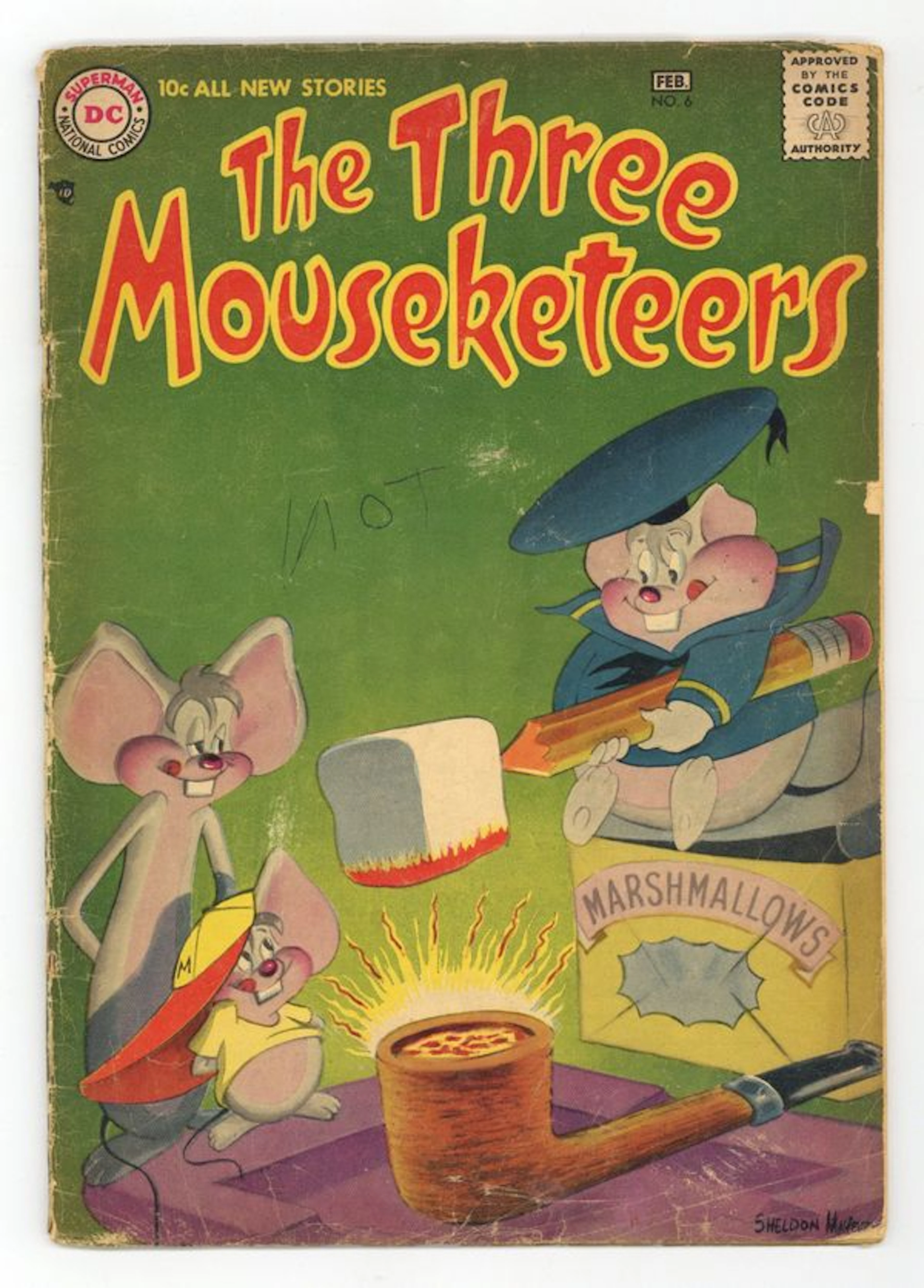 Three Mouseketeers (1956) 6 GD 2.0