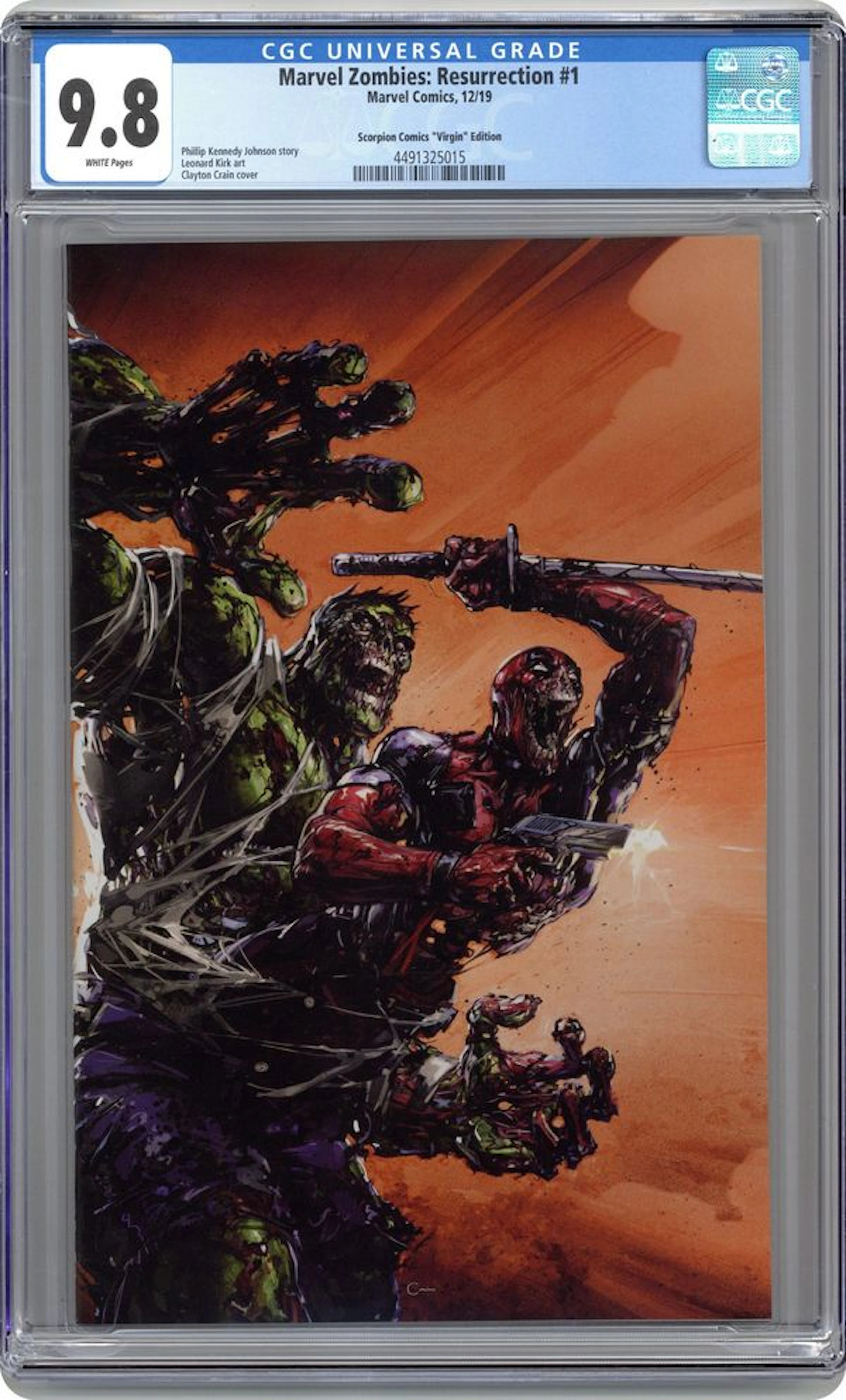 Marvel Zombies Resurrection (2019 Marvel) 1SCORPION.B CGC 9.8