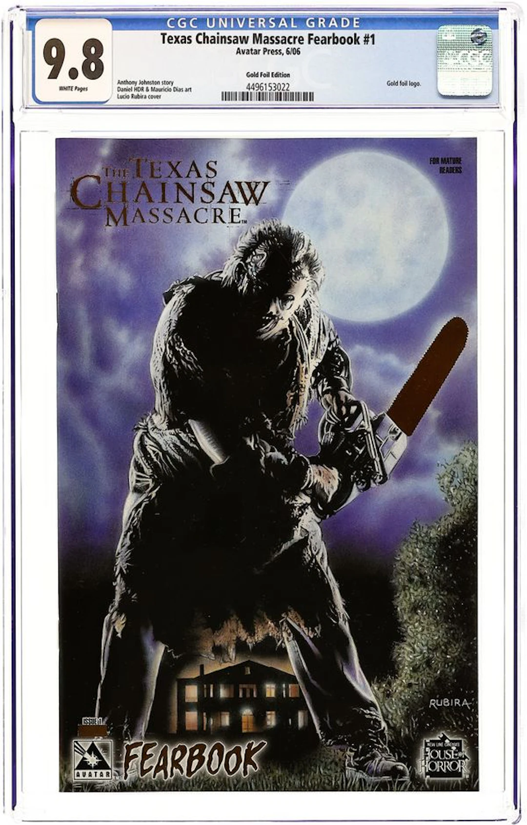 Texas Chainsaw Massacre Fearbook (2006) 1G CGC 9.8