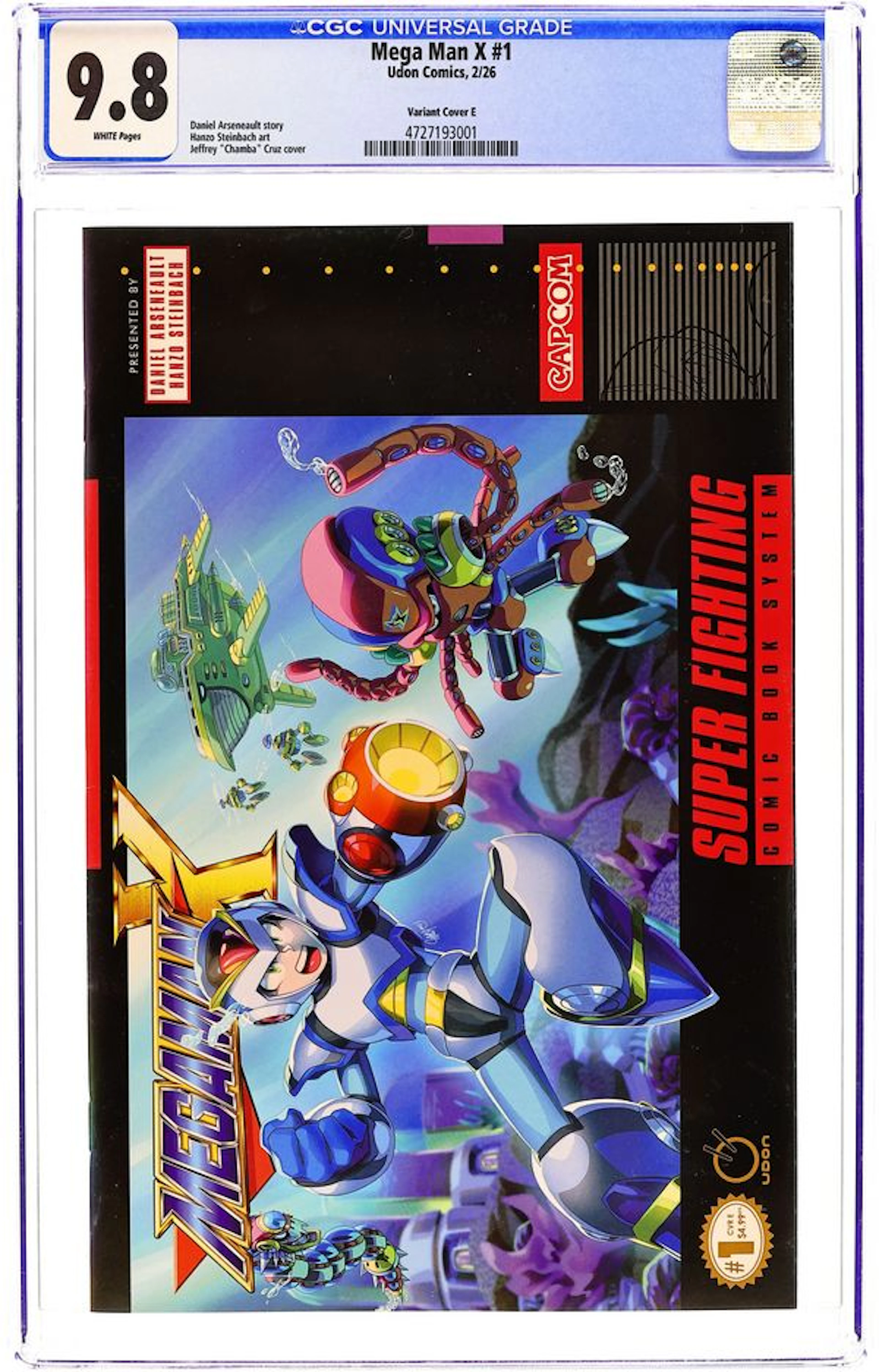 Mega Man X (2026 Udon) 1E CGC 9.8