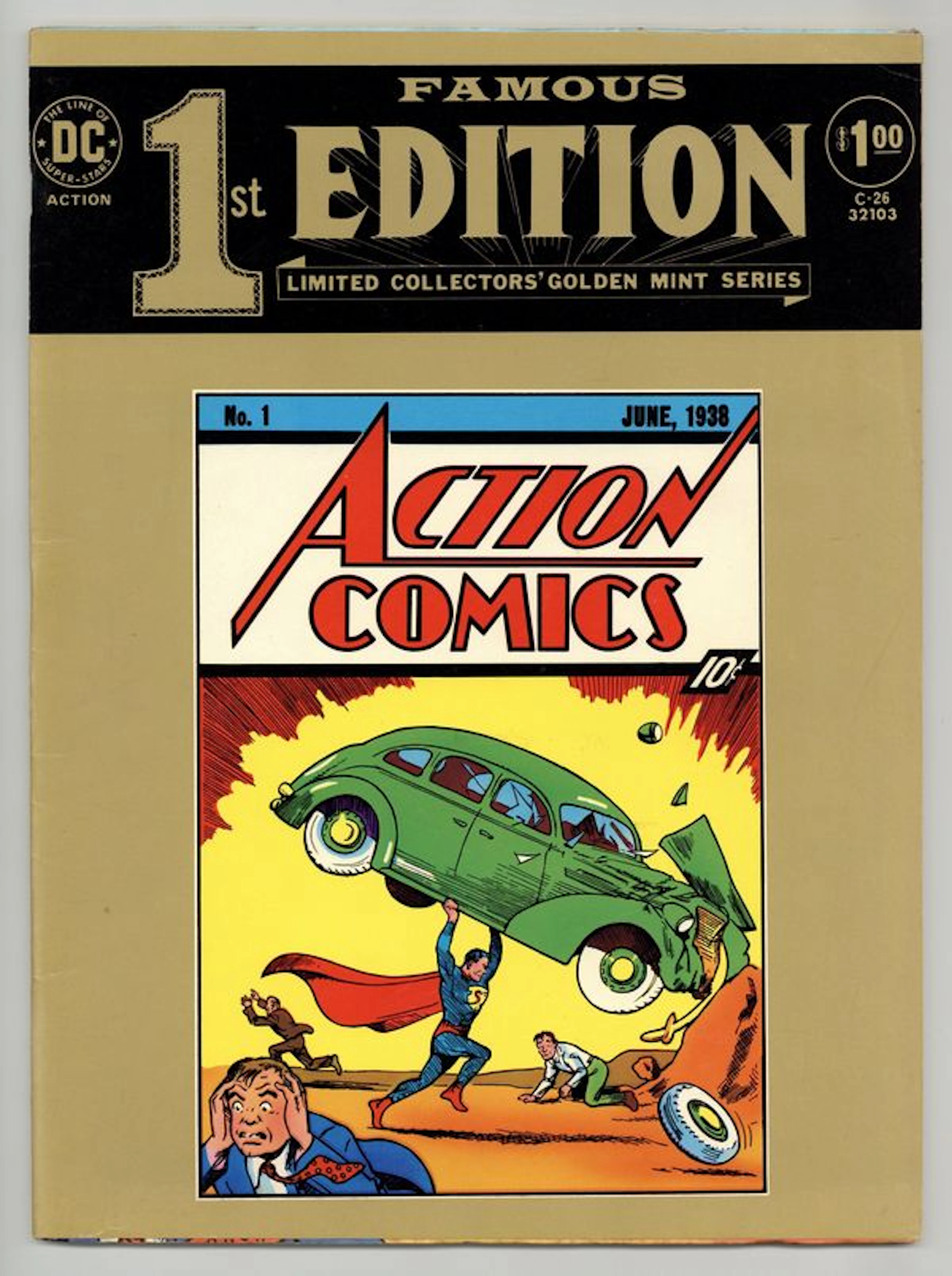 Famous First Edition Action Comics (1974 DC Treasury) C.26SOFTCOVER GD/VG 3.0