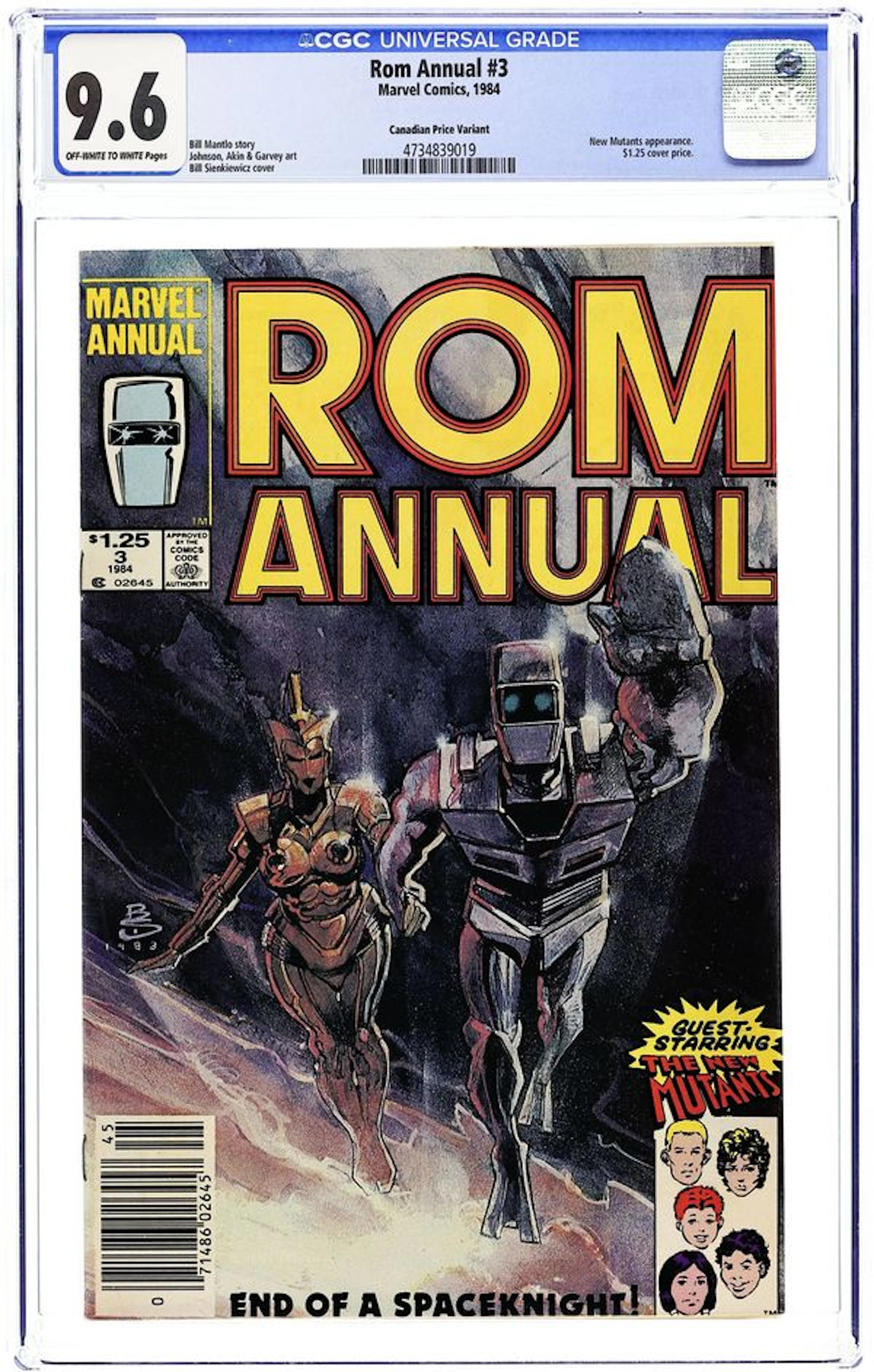 ROM (1979 Marvel) Annual Canadian Price Variant 3 CGC 9.6
