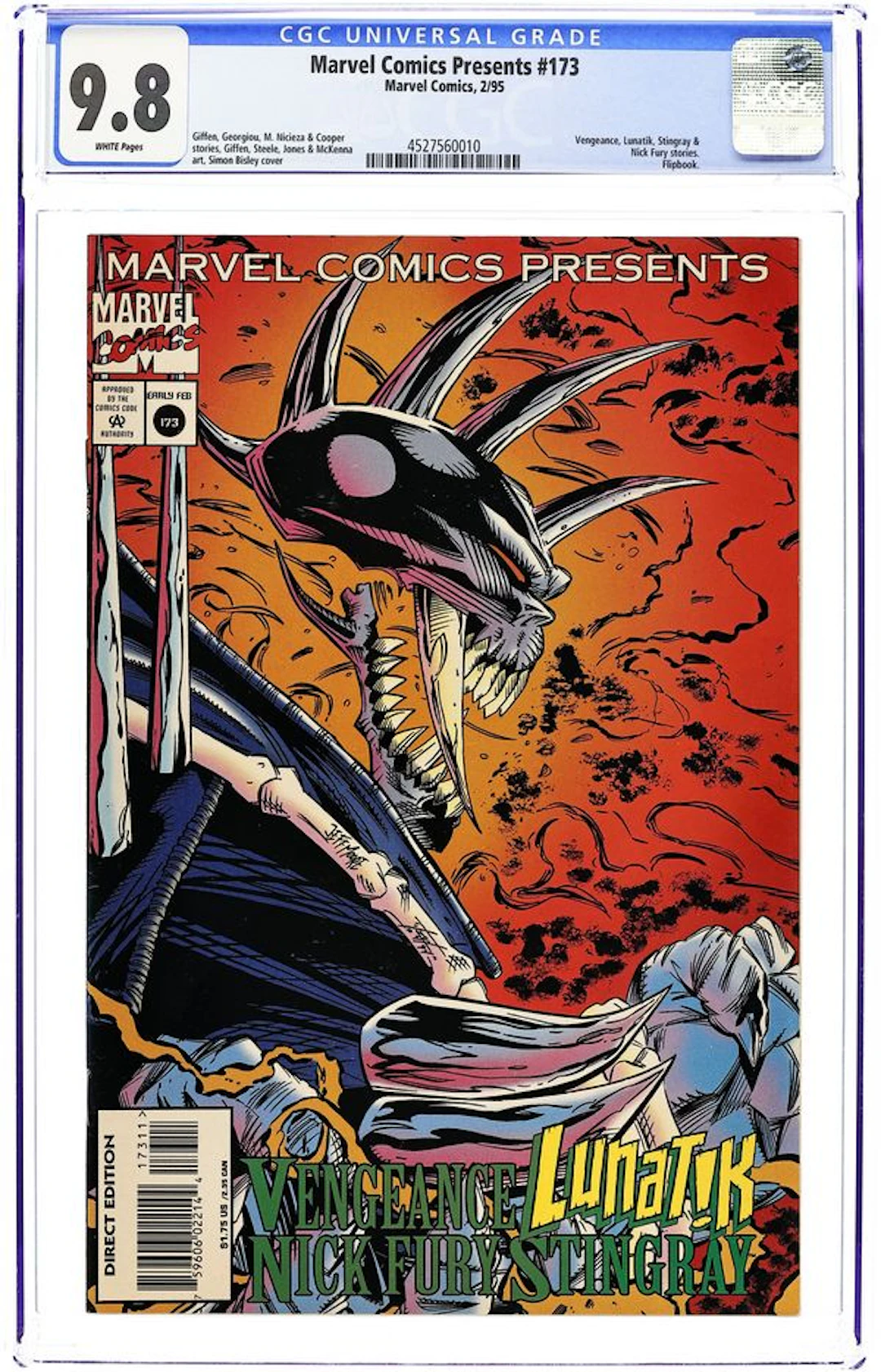 Marvel Comics Presents (1988) 173 CGC 9.8