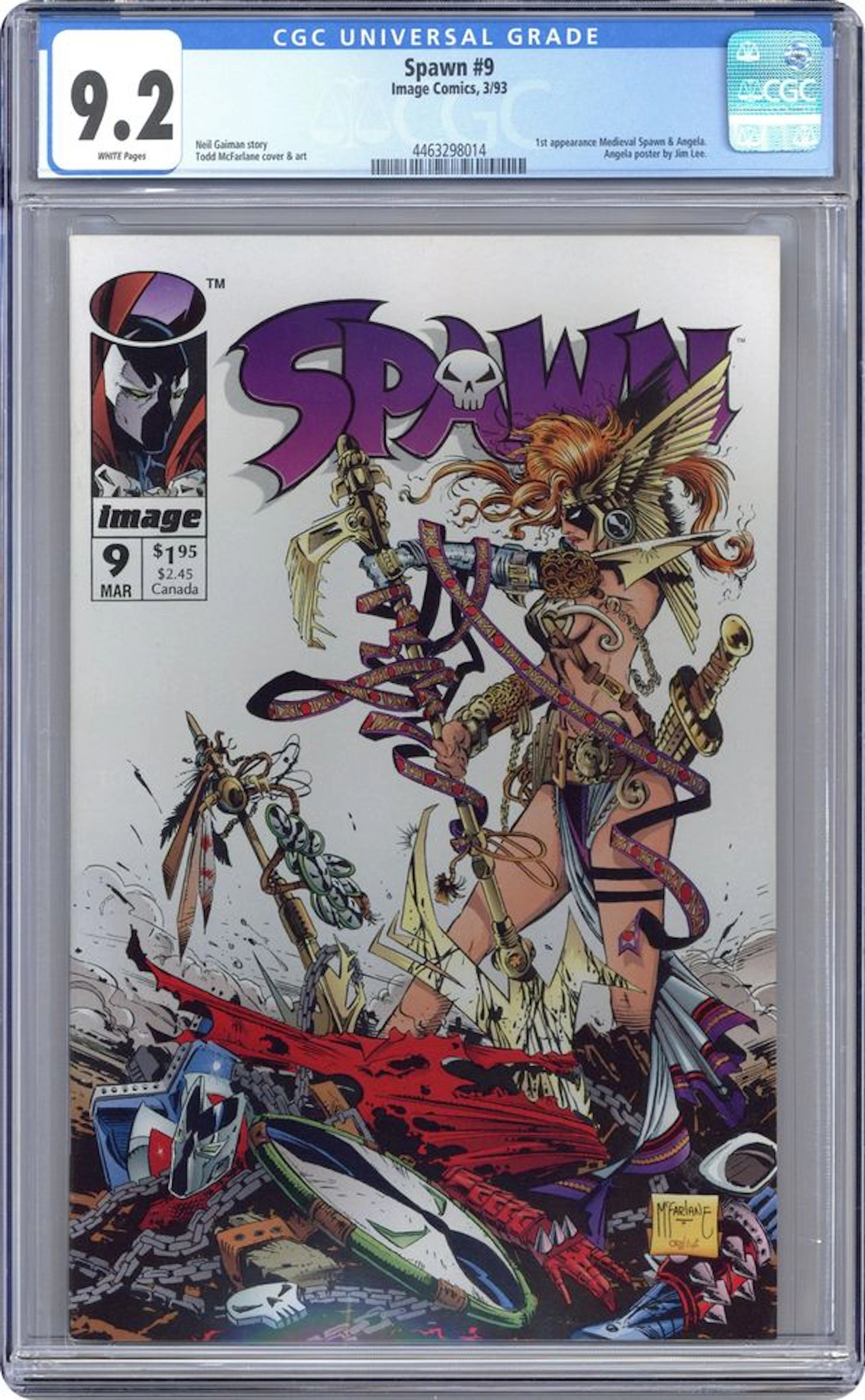 Spawn (1992 Image) 9D CGC 9.2