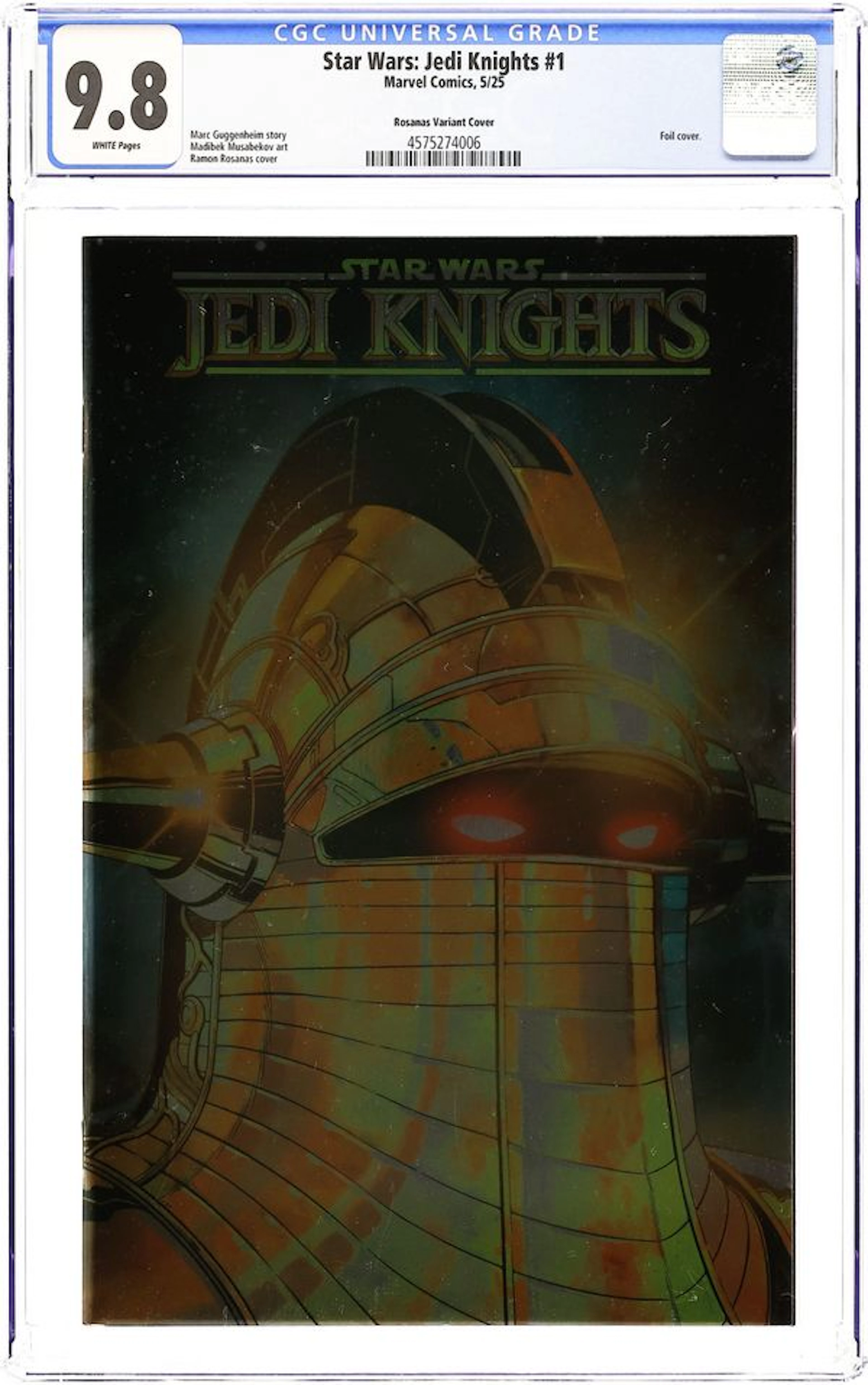 Star Wars Jedi Knights (2025 Marvel) 1G CGC 9.8