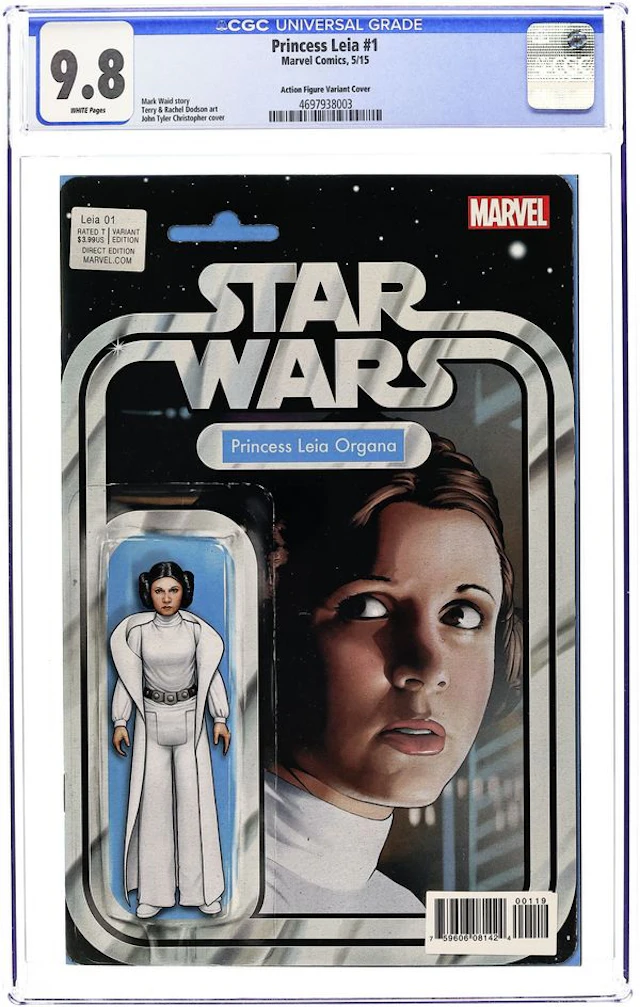 Star Wars Princess Leia (2015 Marvel) 1H CGC 9.8
