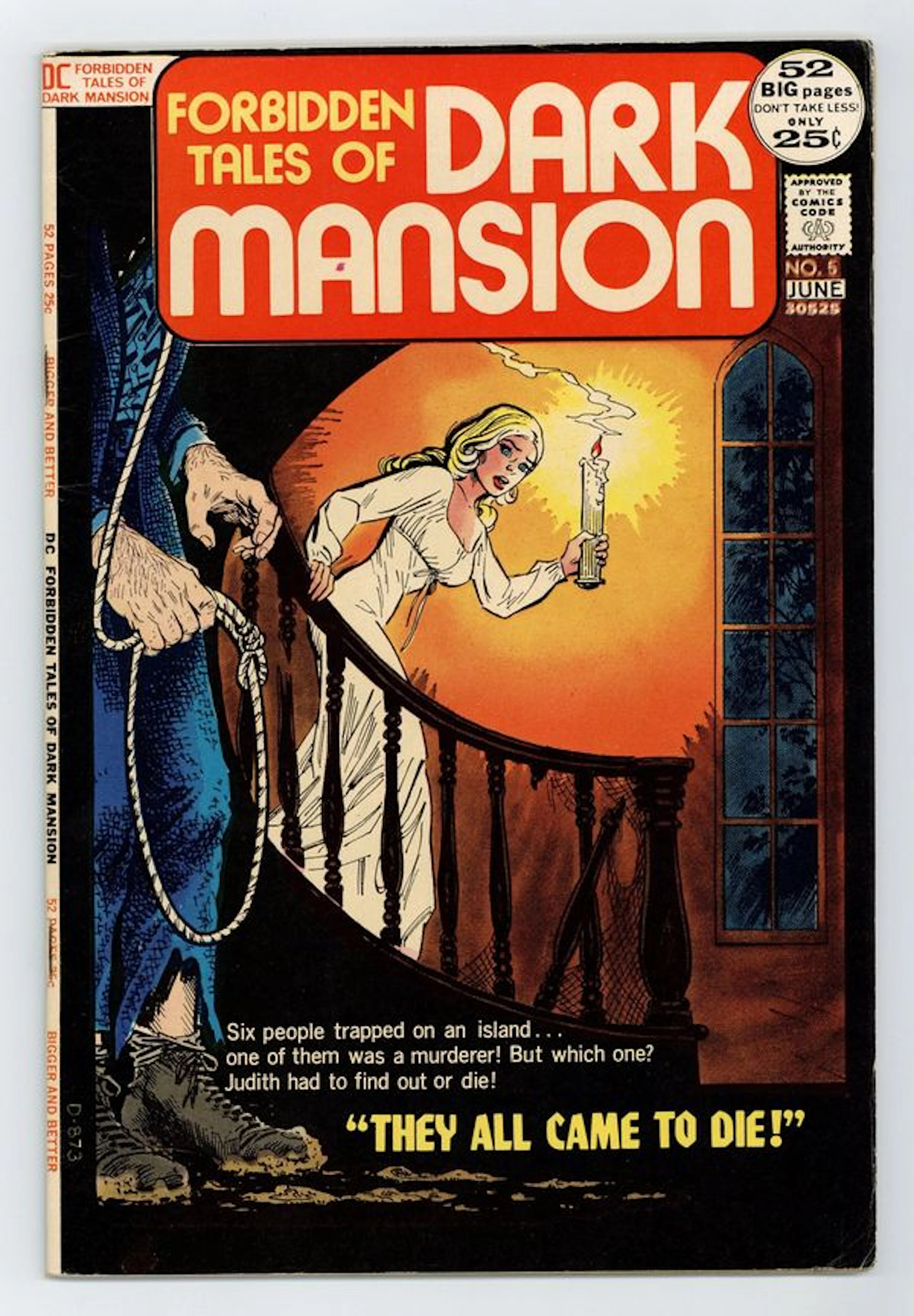 Forbidden Tales of Dark Mansion (1972 DC) 5 VG+ 4.5