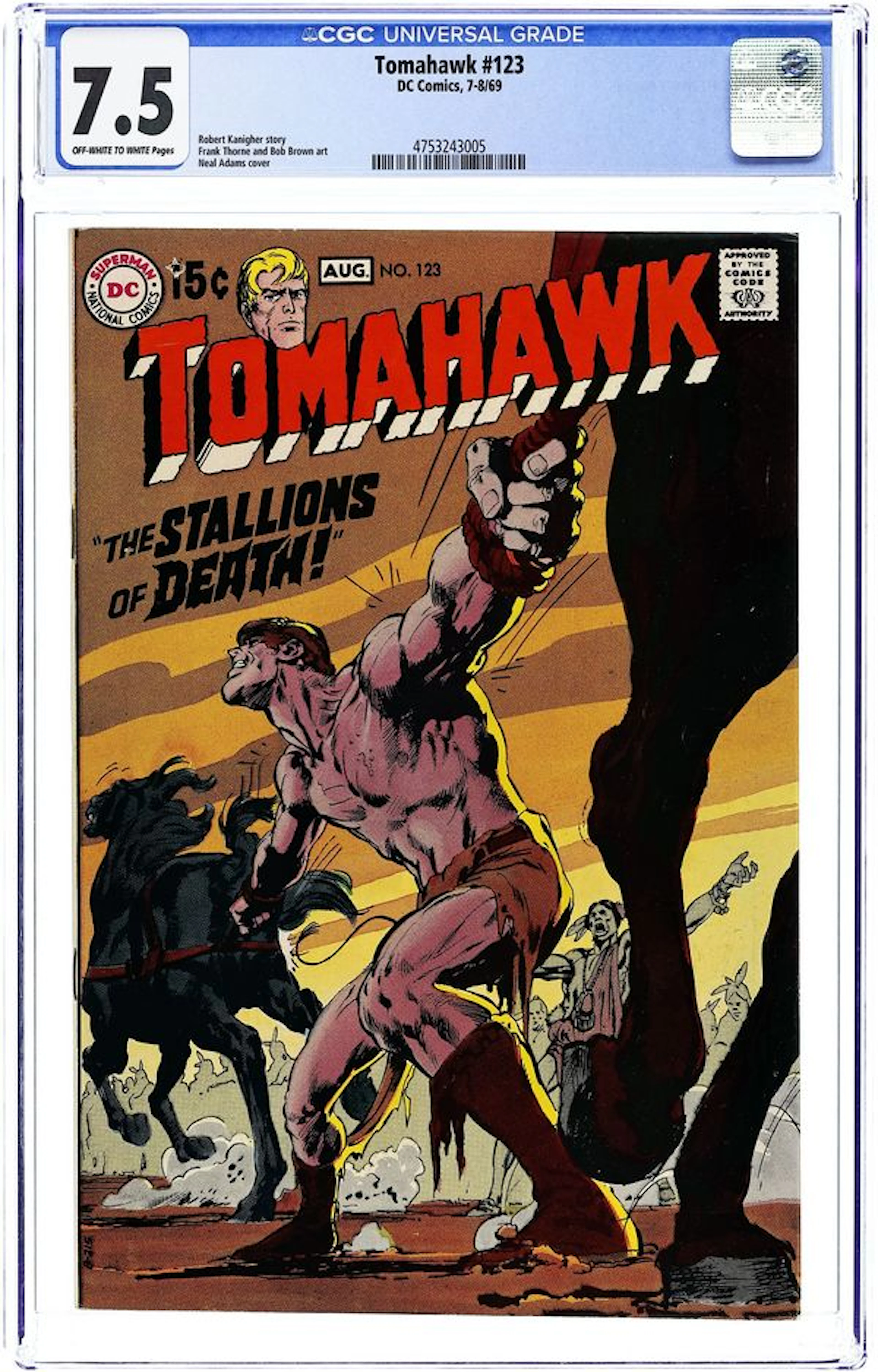 Tomahawk (1950) 123 CGC 7.5