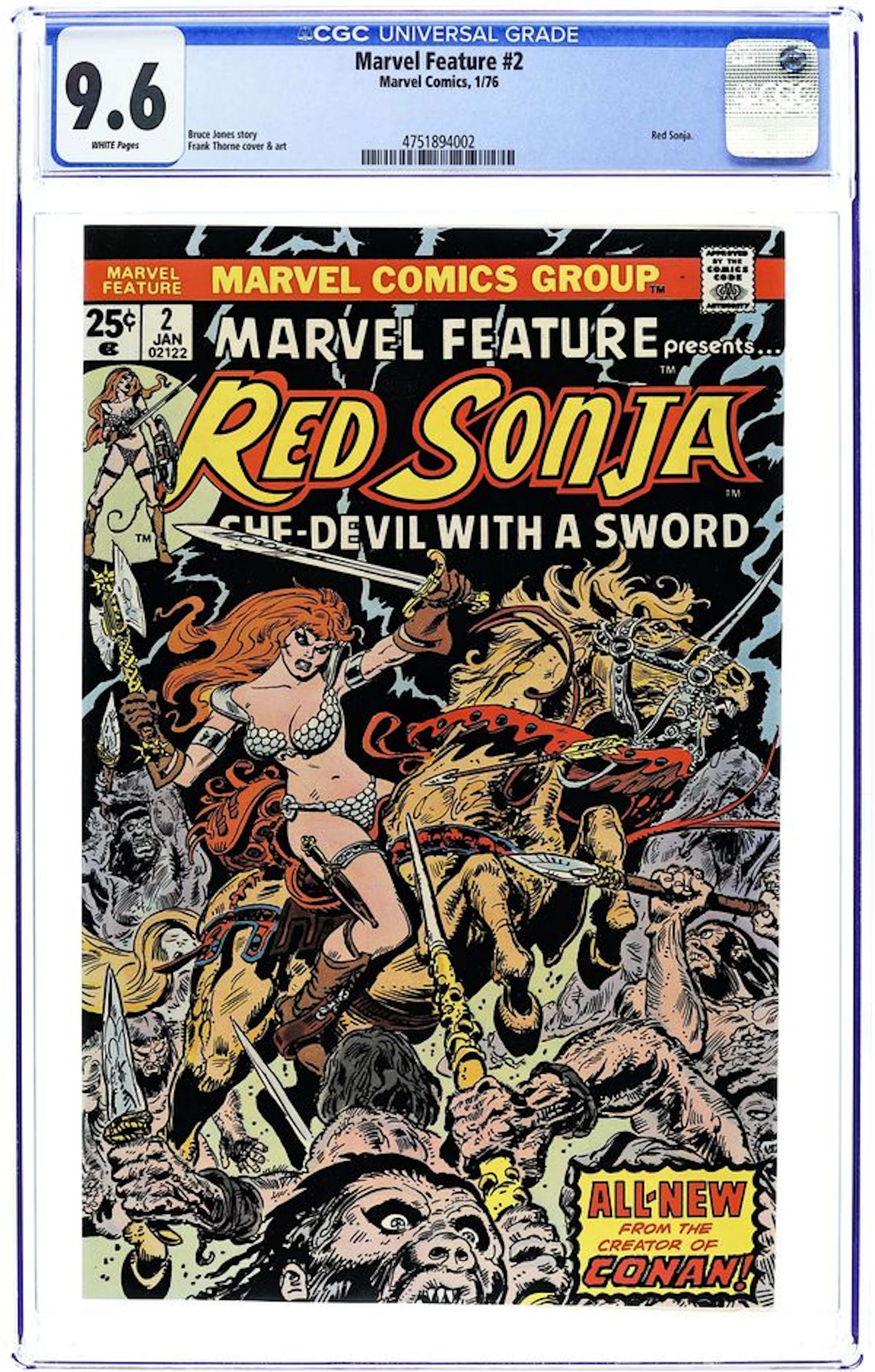 Marvel Feature (1975 2nd Series) 2 CGC 9.6